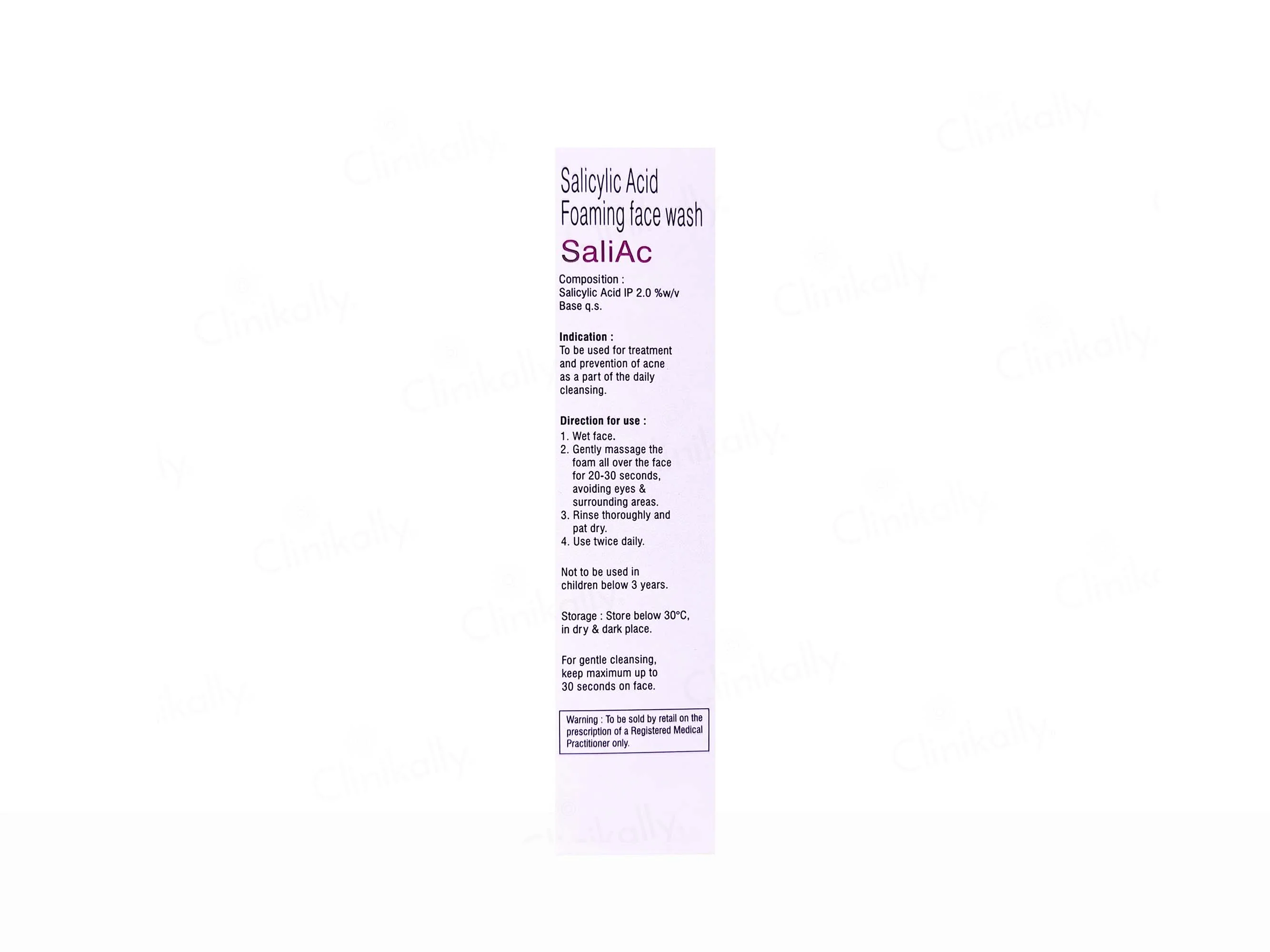 Saliac Foaming Face Wash - Image 2