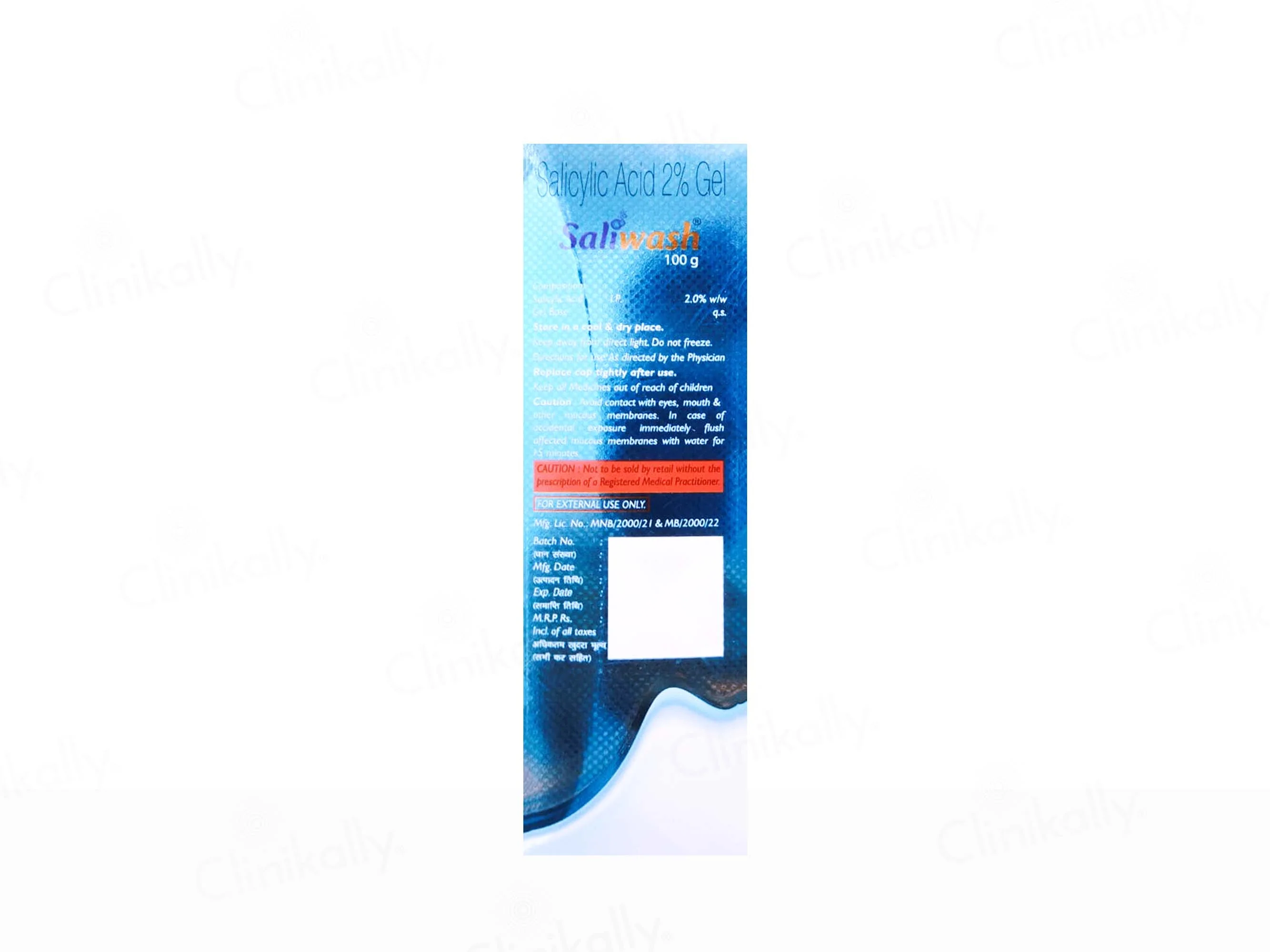 Saliwash Salicylic Acid 2% Gel Face Wash - Image 3