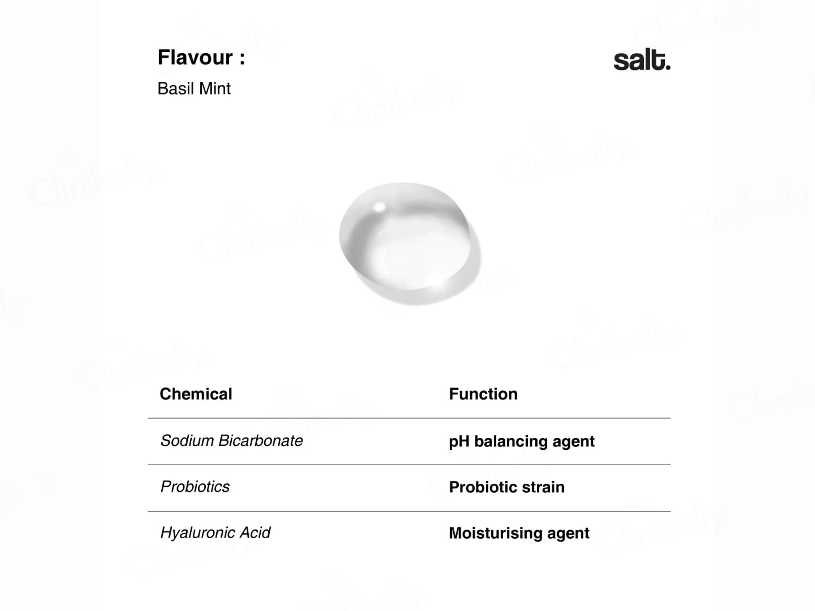 Salt. Balance Alkaline Probiotic Mouthwash - Basil Mint - Image 4