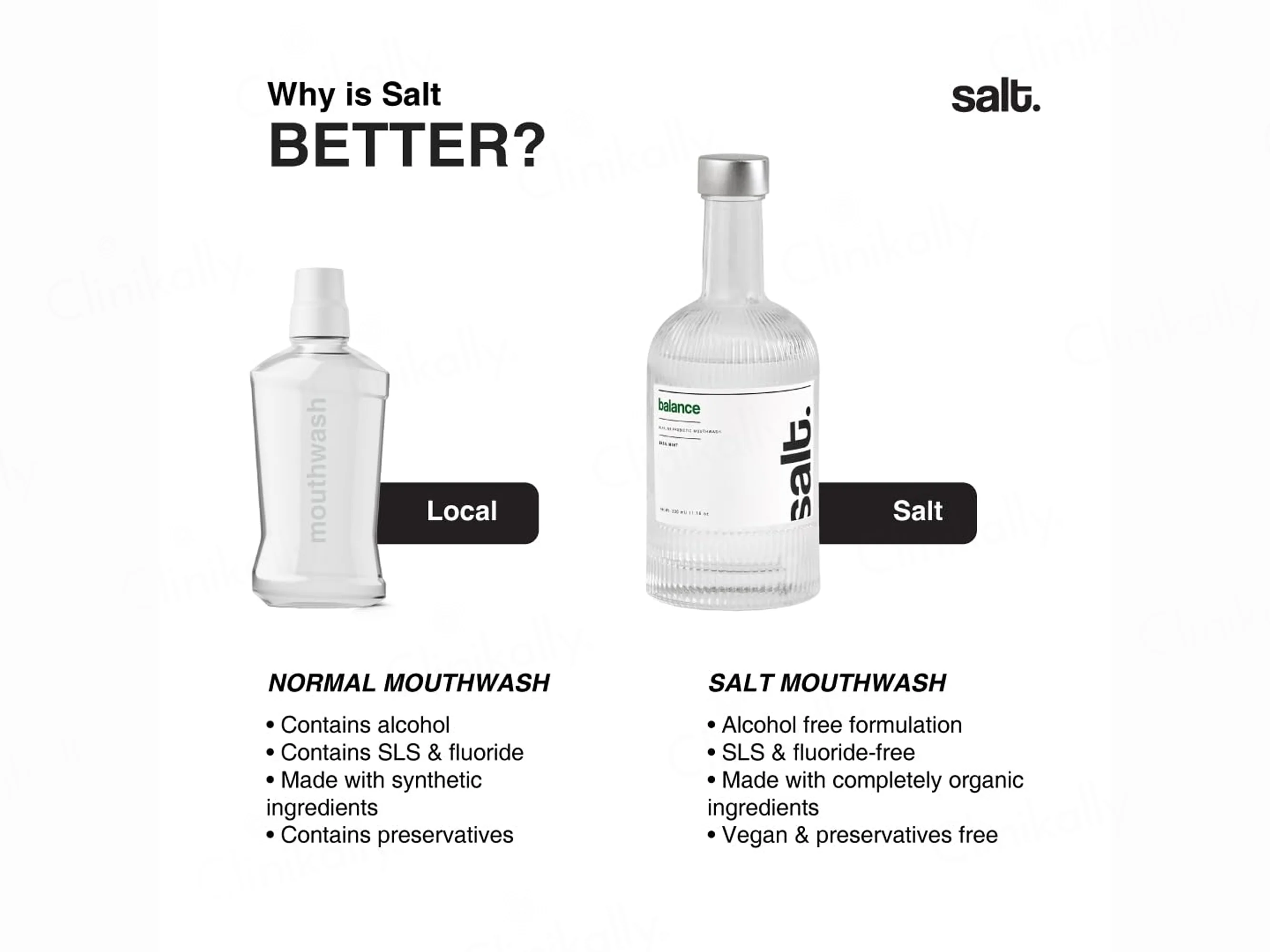 Salt. Balance Alkaline Probiotic Mouthwash - Basil Mint - Image 5