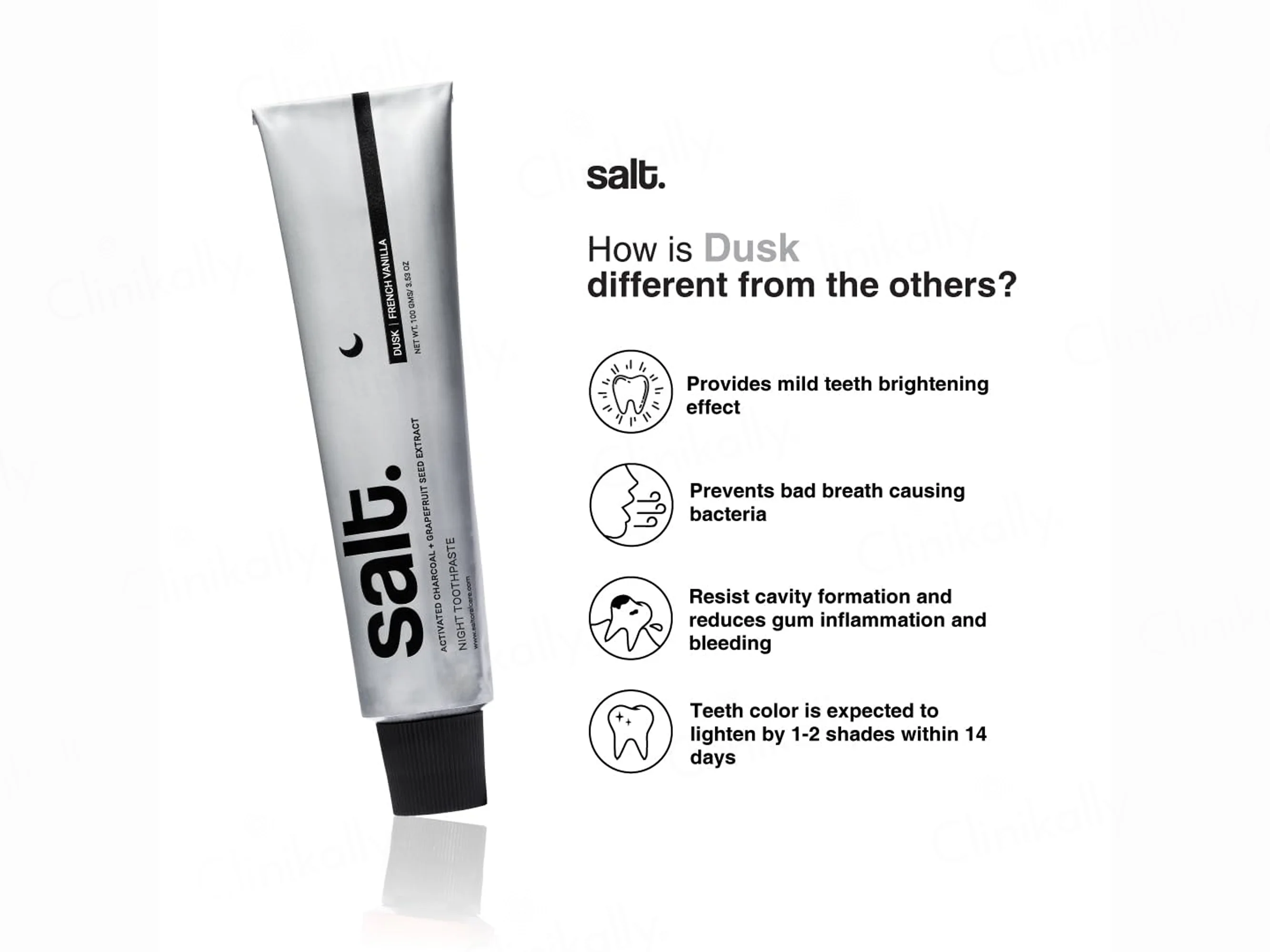 Salt. Dusk Night Toothpaste - French Vanilla Mint - Image 3