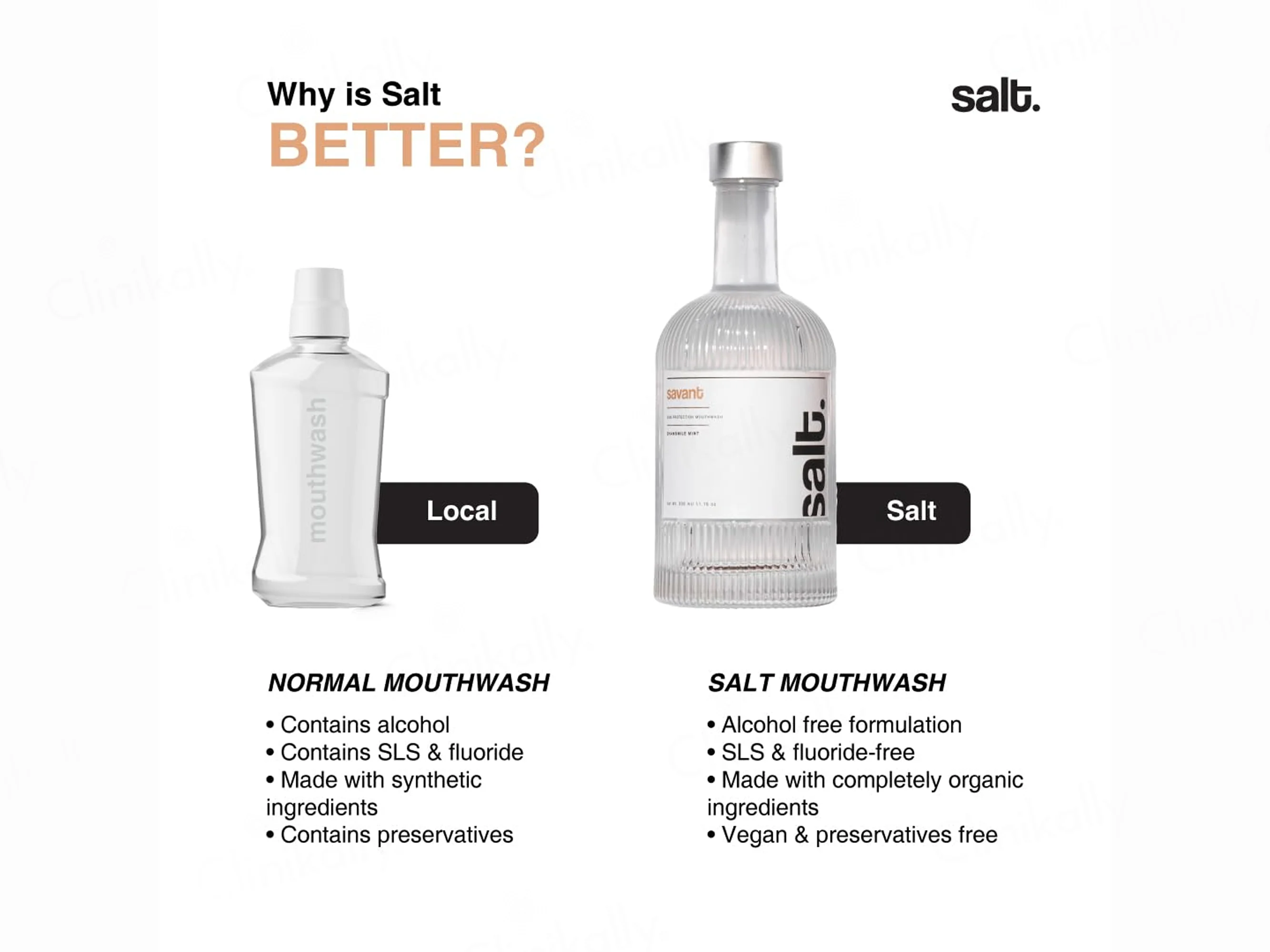 Salt. Savant Gum Protection Mouthwash - Chamomile Mint - Image 5