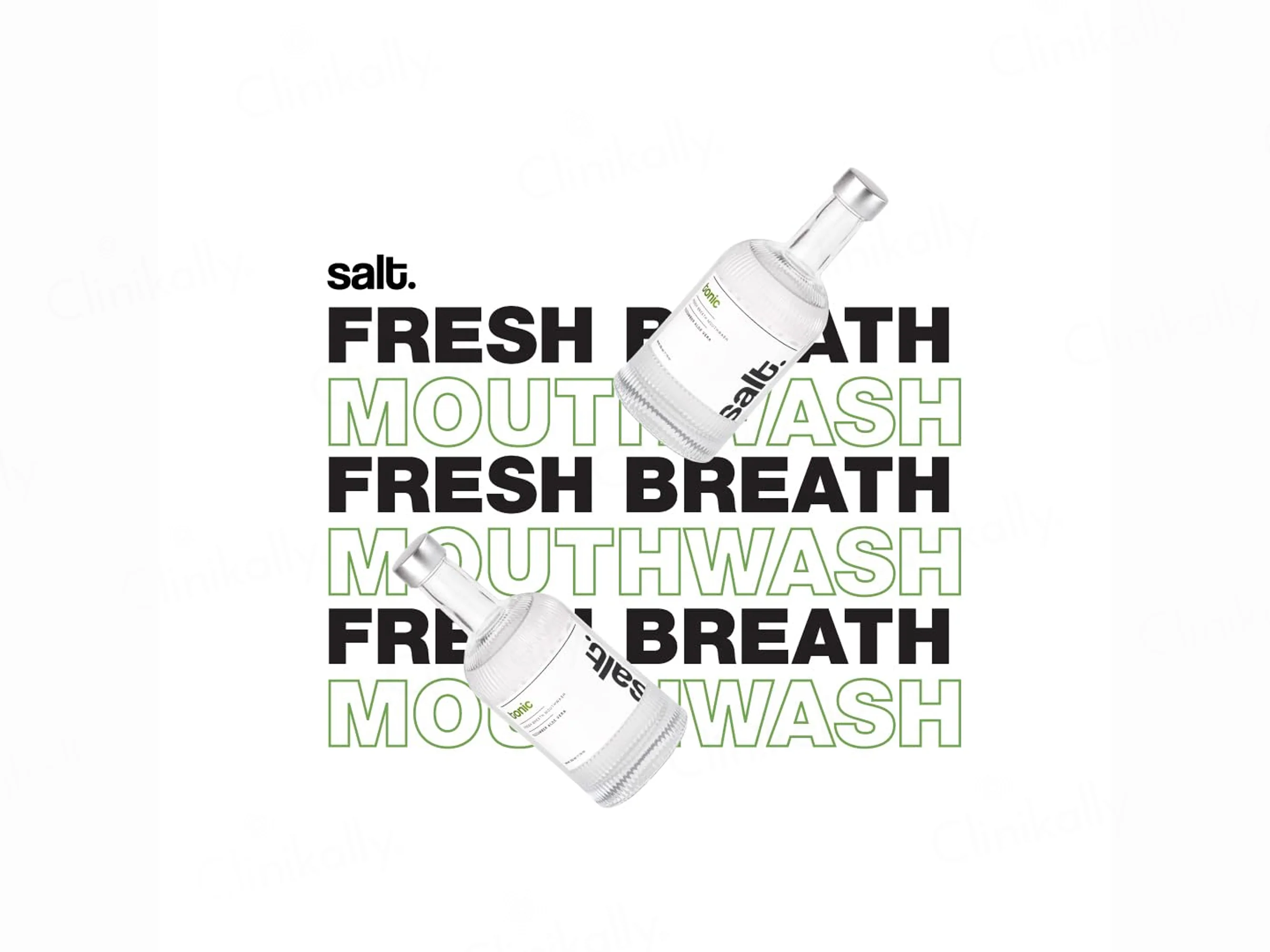 Salt. Tonic Fresh Breath Mouthwash - Cucumber Aloevera - Image 2