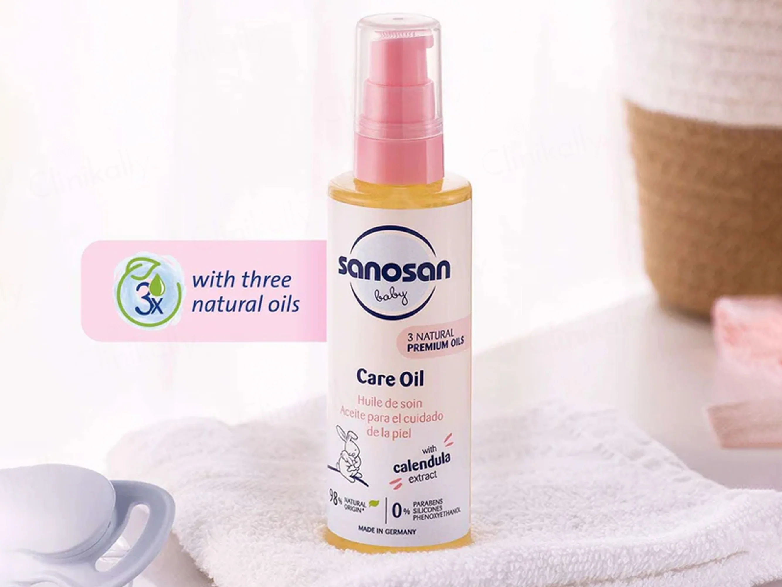 Sanosan Baby Care Oil With Calendula Extract - Image 2