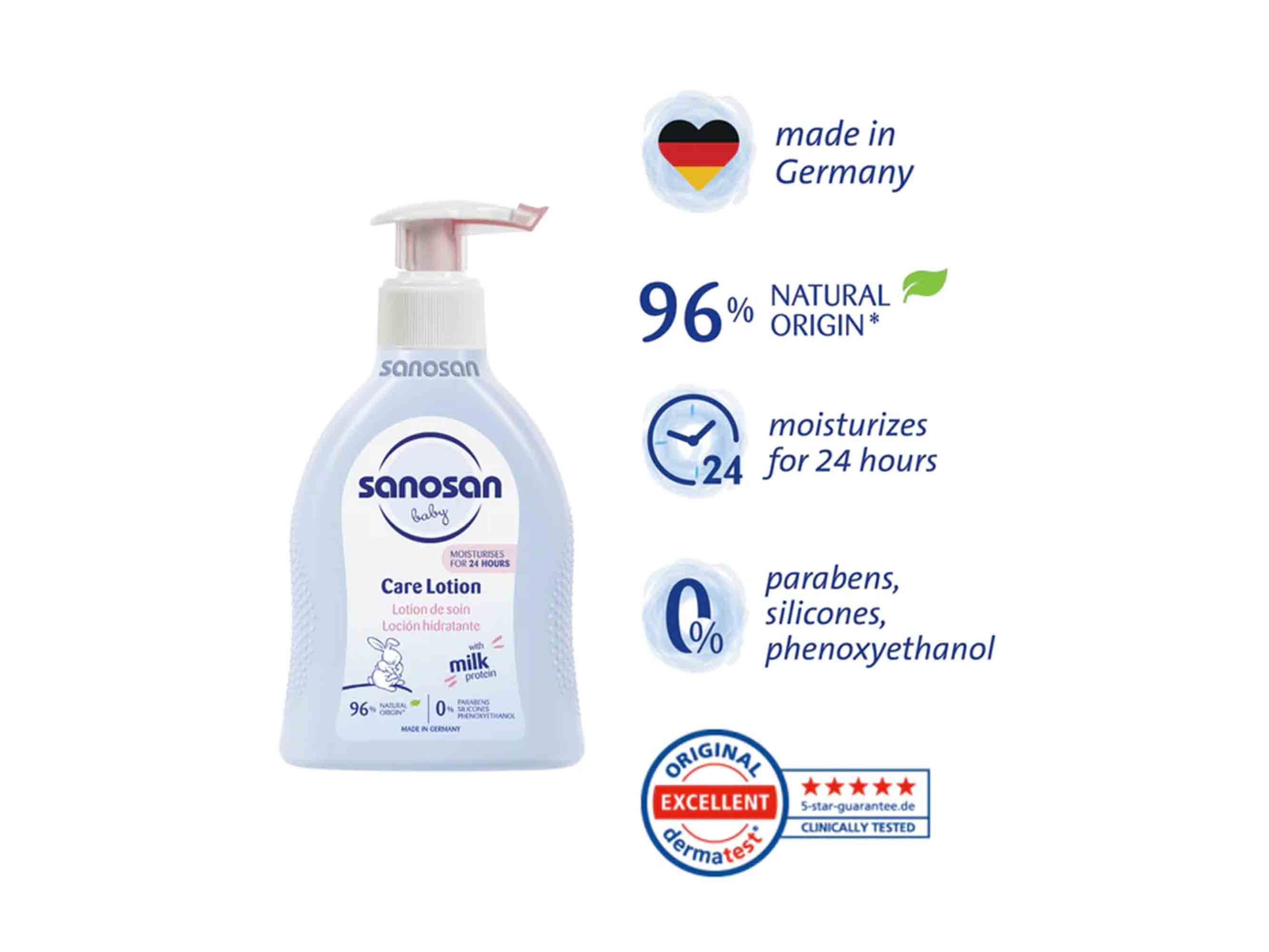 Sanosan Baby Milk Protein Bath & Shampoo - Image 3