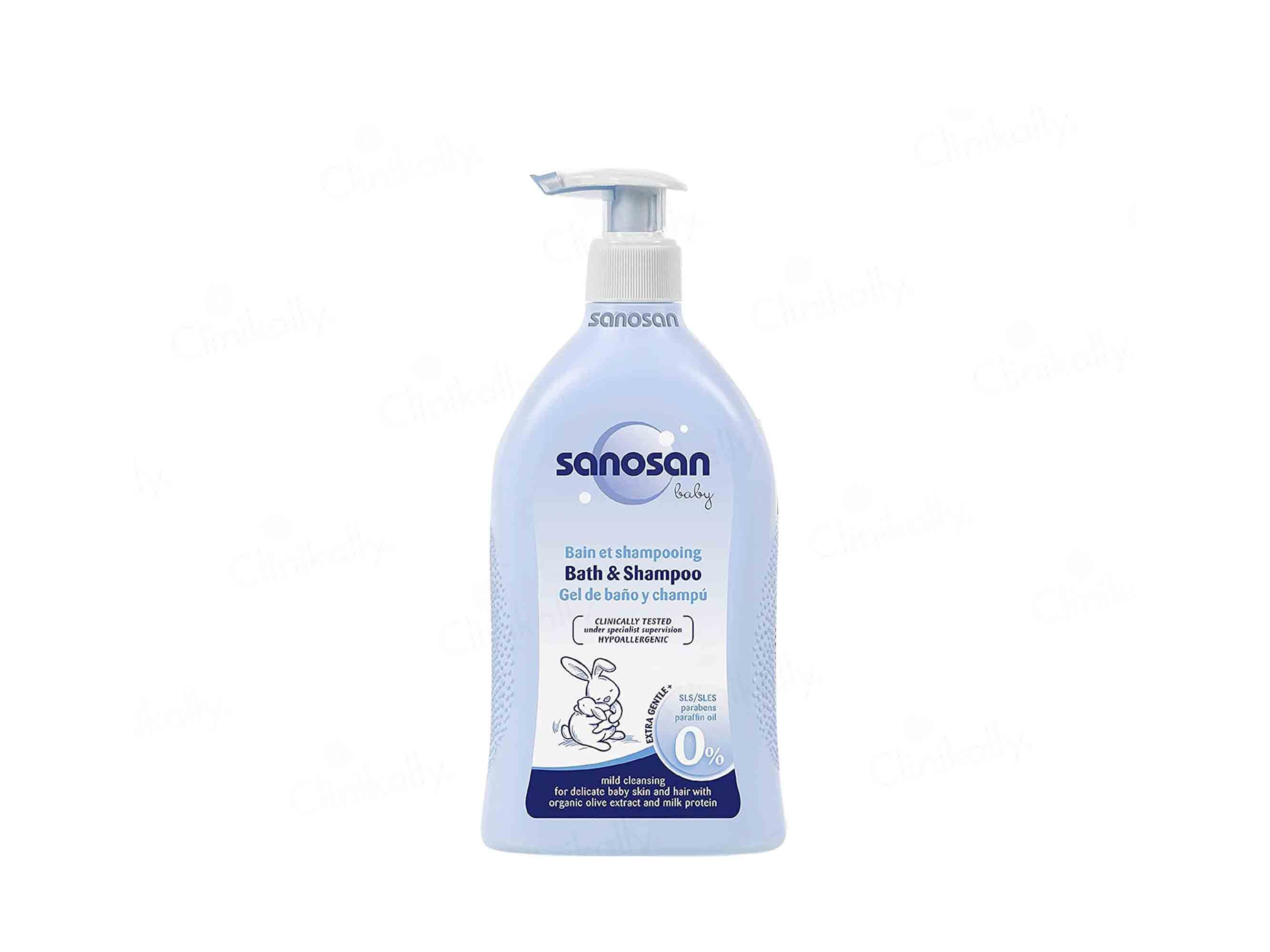 Sanosan Baby Milk Protein Bath & Shampoo - Image 5