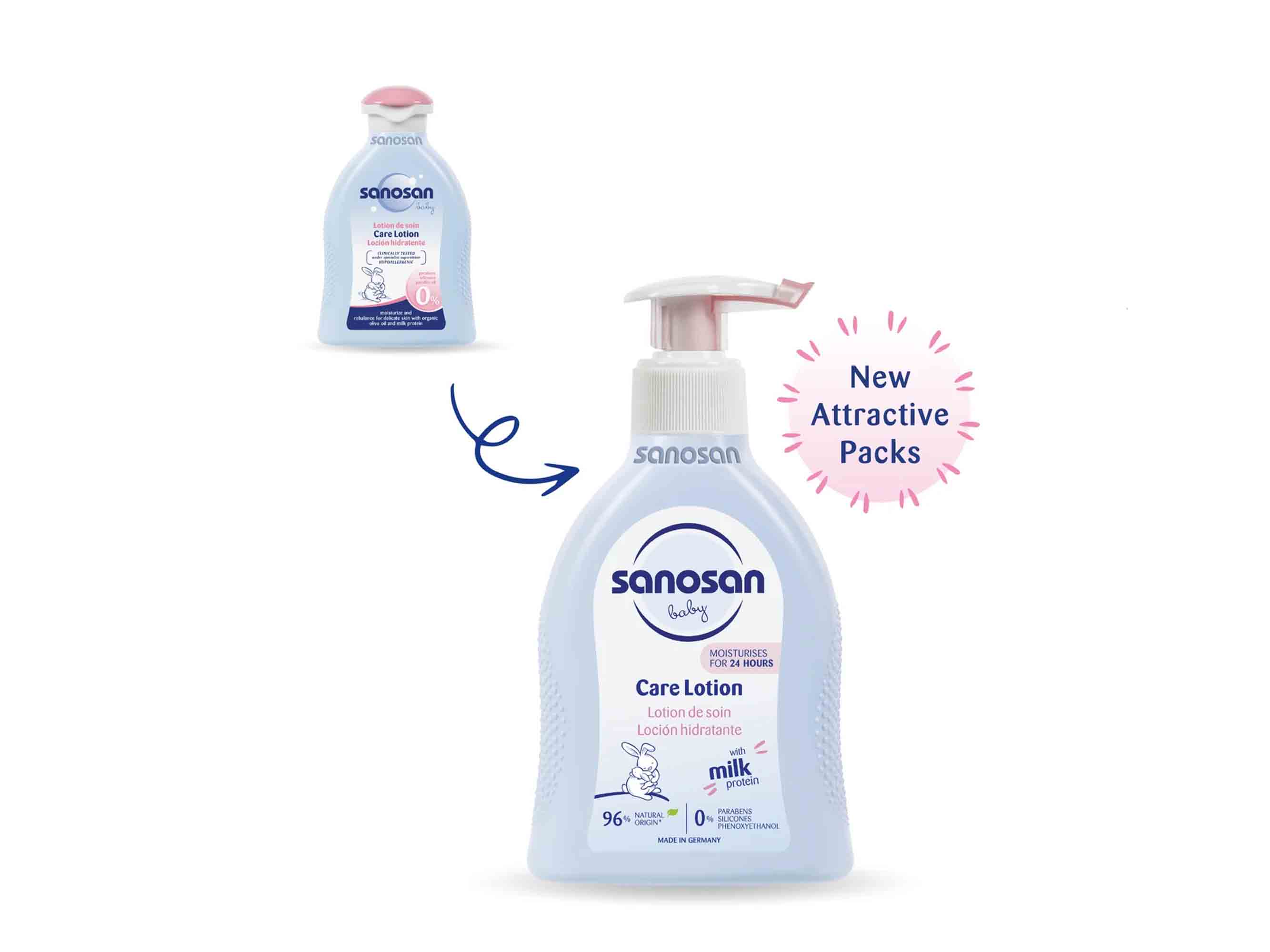 Sanosan Baby Milk Protein Care Lotion - Image 4