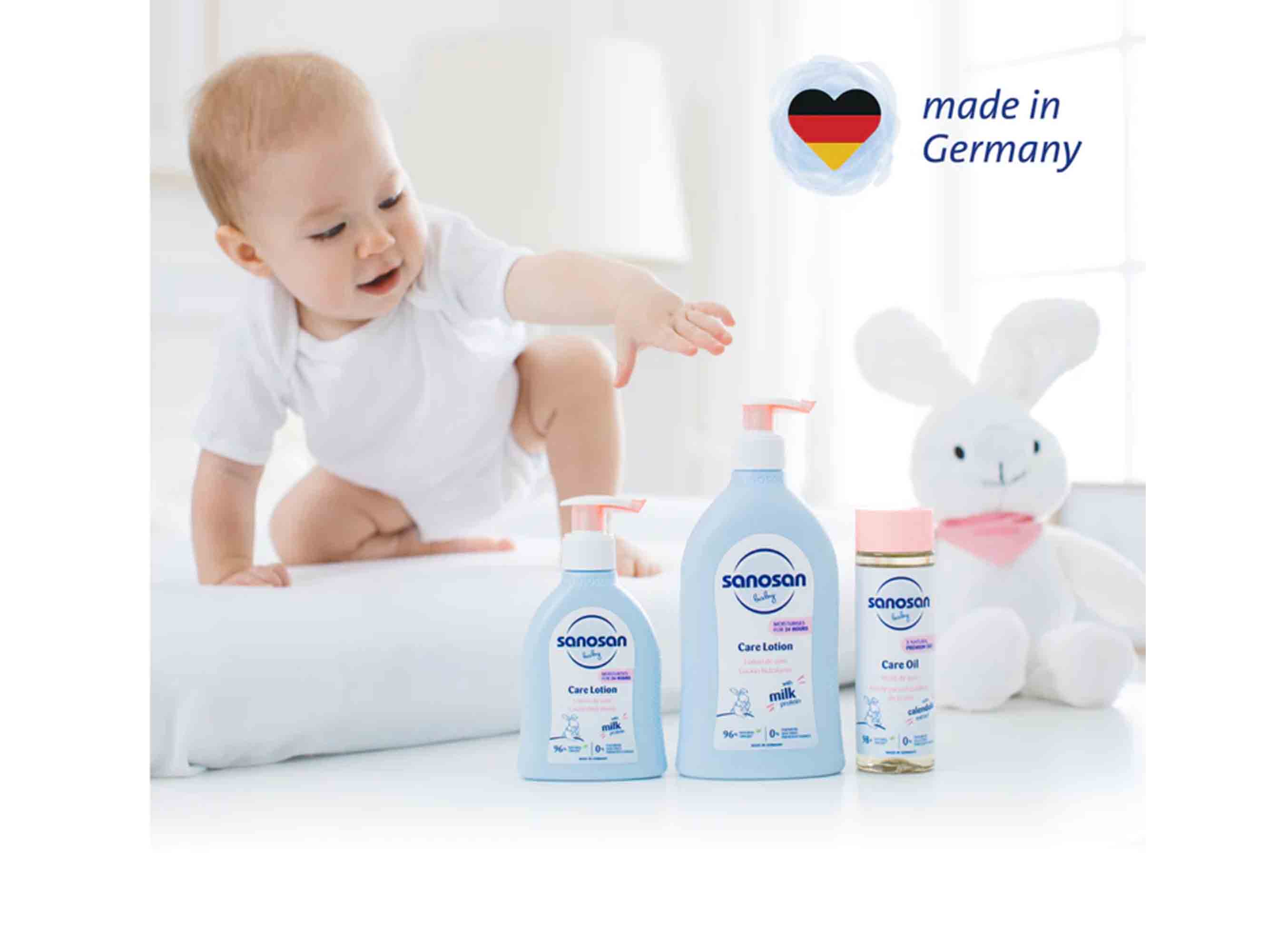 Sanosan Baby Milk Protein Care Lotion - Image 5