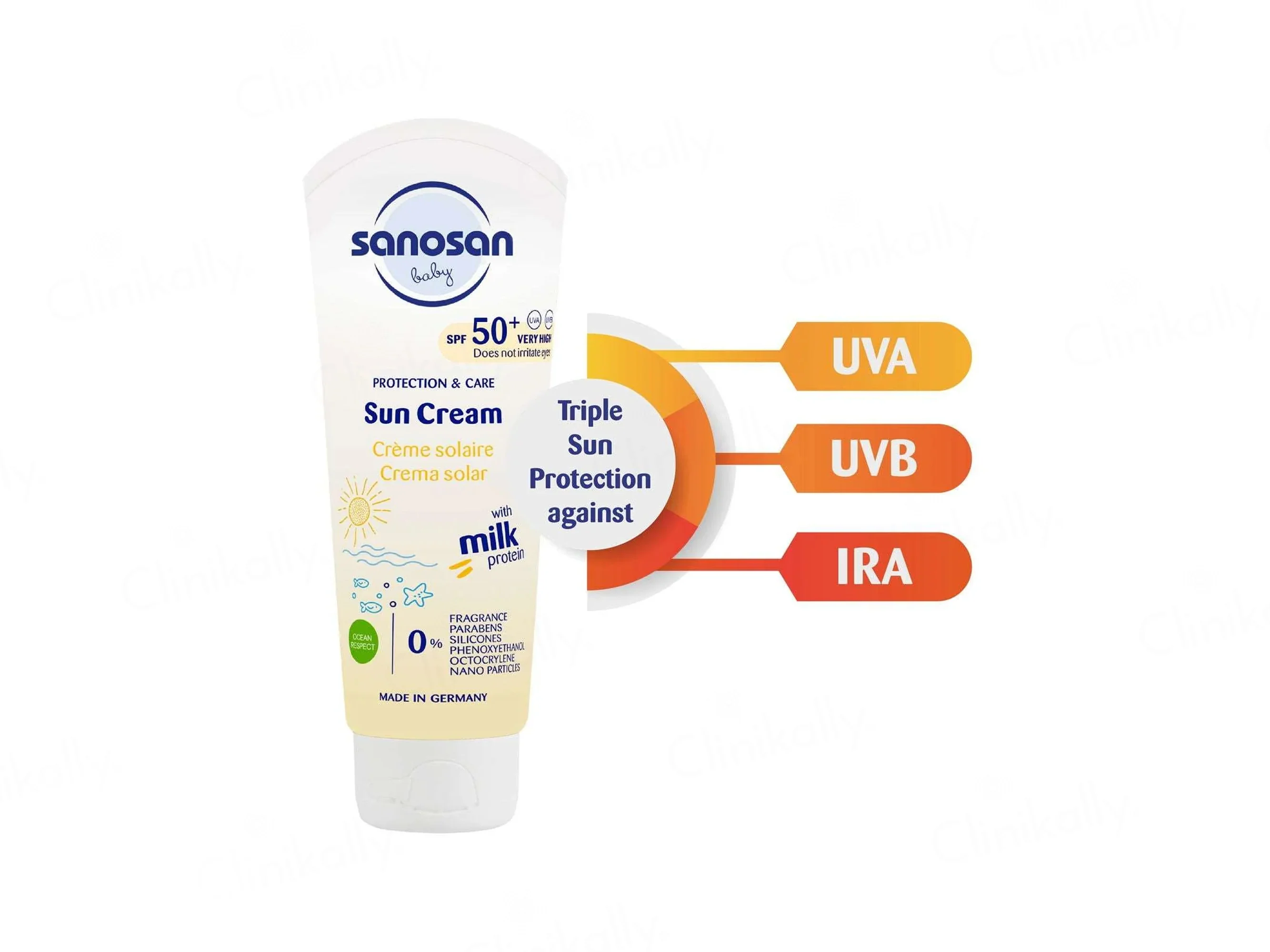 Sanosan Baby Sun Cream SPF 50+ - Image 3