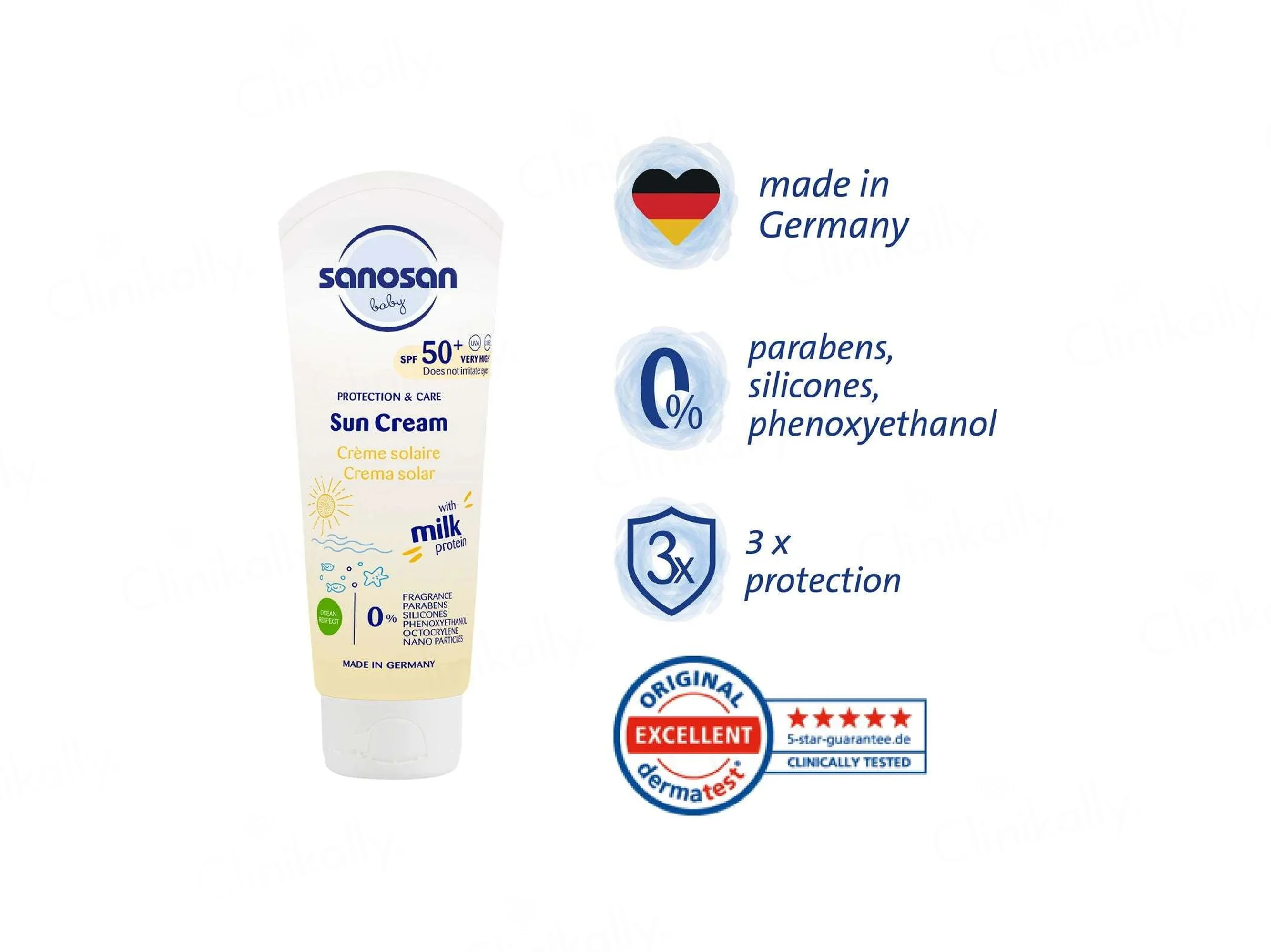 Sanosan Baby Sun Cream SPF 50+ - Image 4