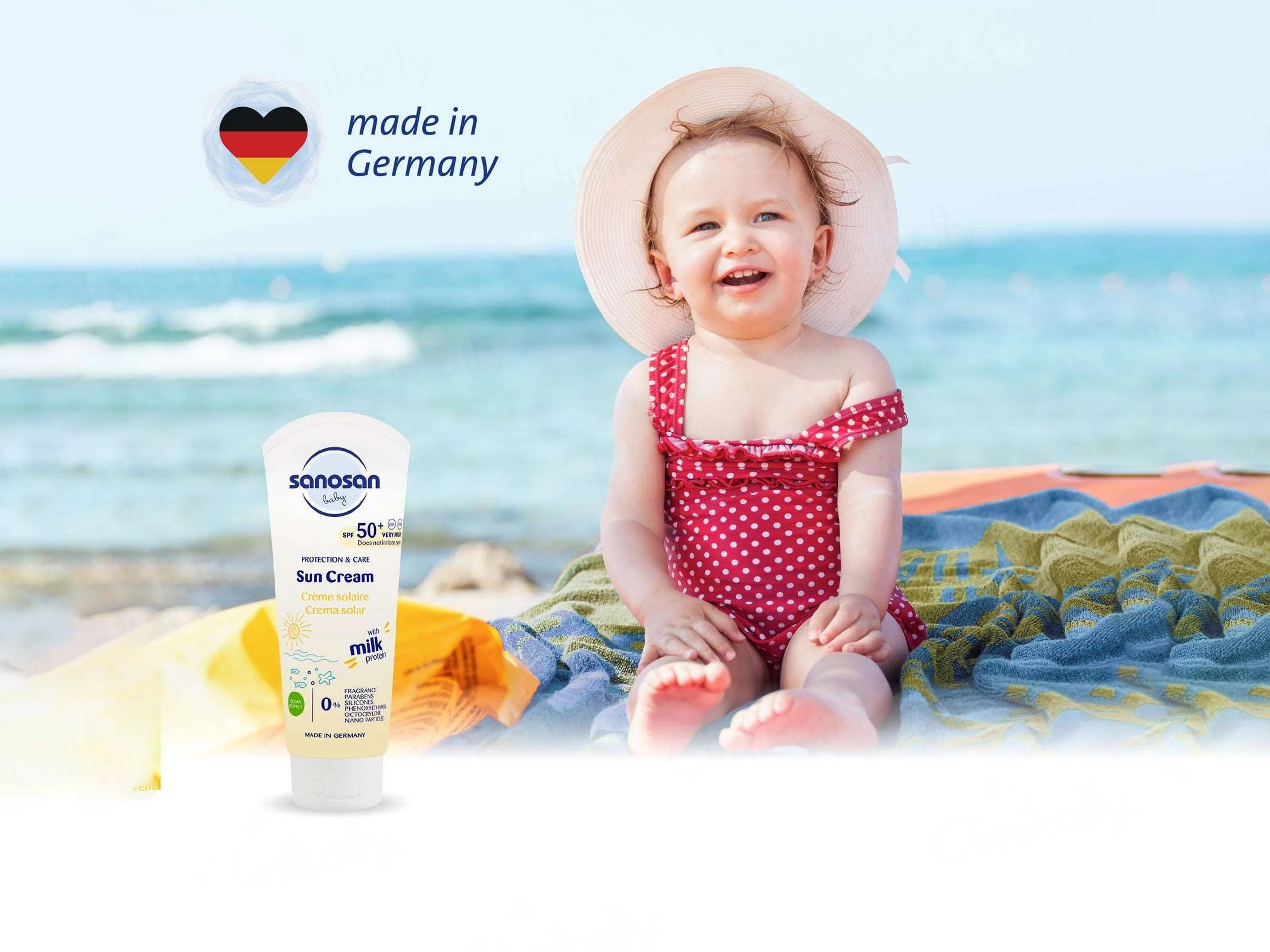 Sanosan Baby Sun Cream SPF 50+ - Image 6