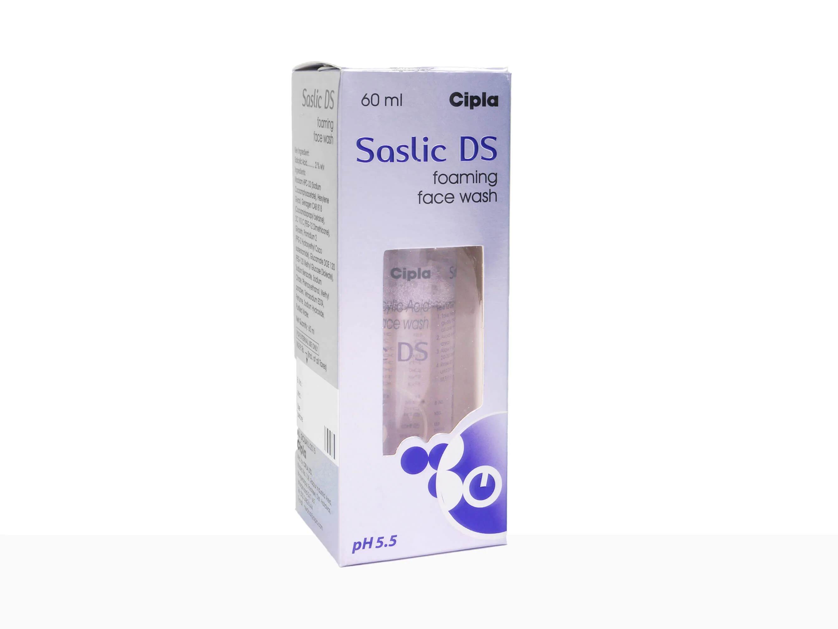 Saslic DS Foaming Face Wash - Image 3