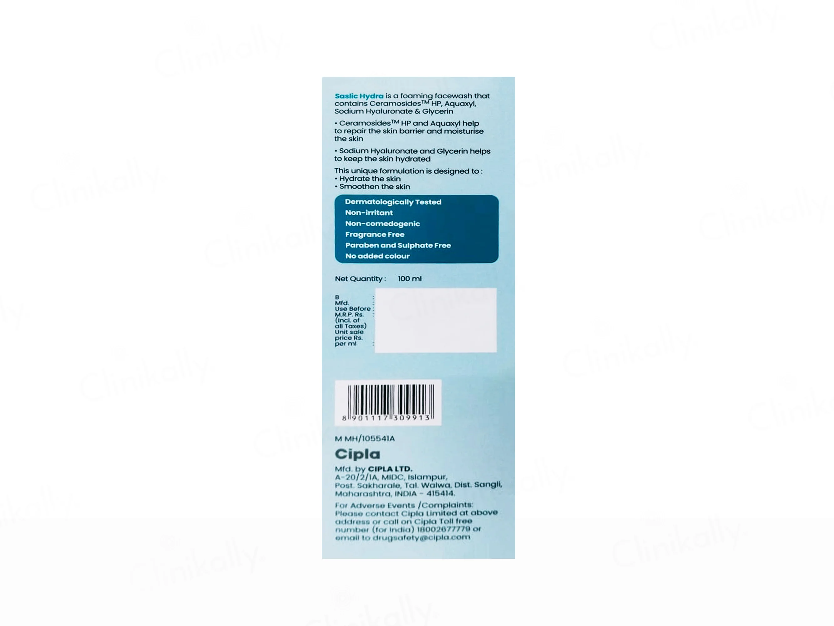 Saslic Hydra Foaming Cream-To-Foam Face Wash - Image 3