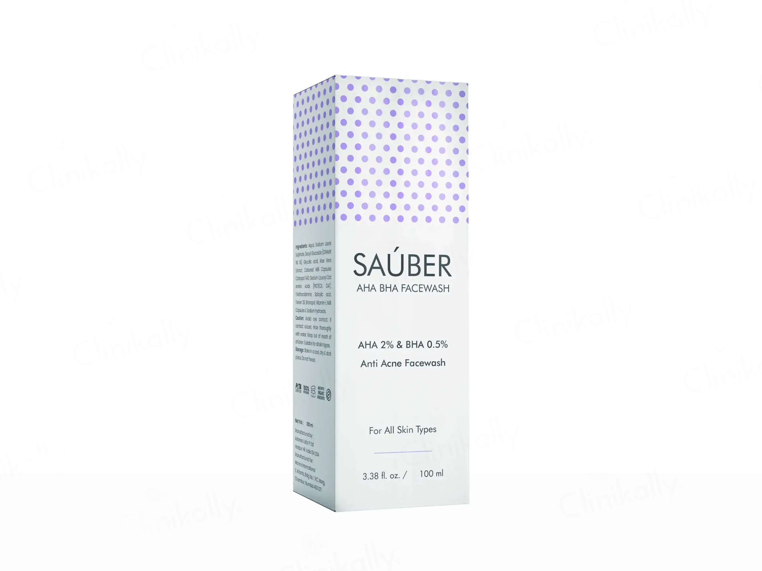 Sauber AHA BHA Facewash For All Skin Types - Image 4