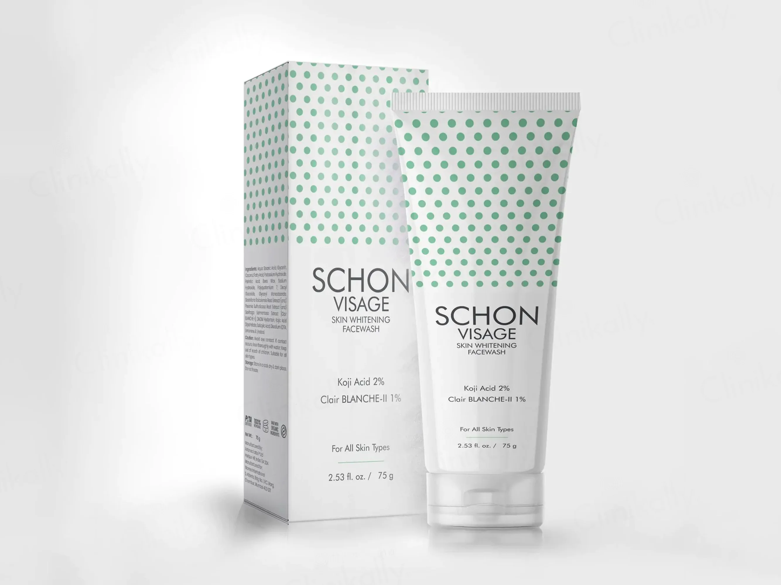 Schon Visage Skin Whitening Facewash For All Skin Types - Image 2