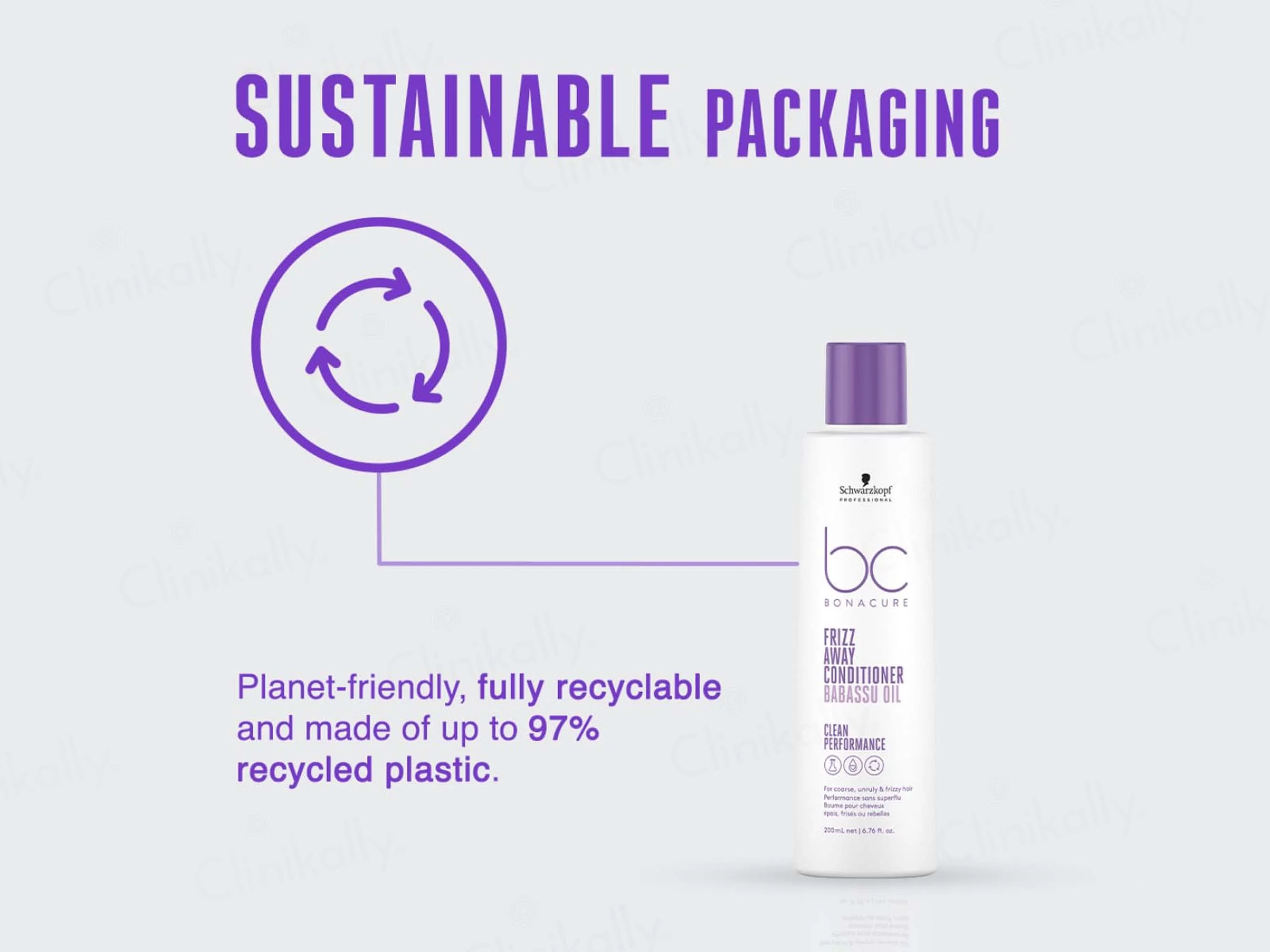 Schwarzkopf Professional BC Bonacure Frizz Away Conditioner - Image 6
