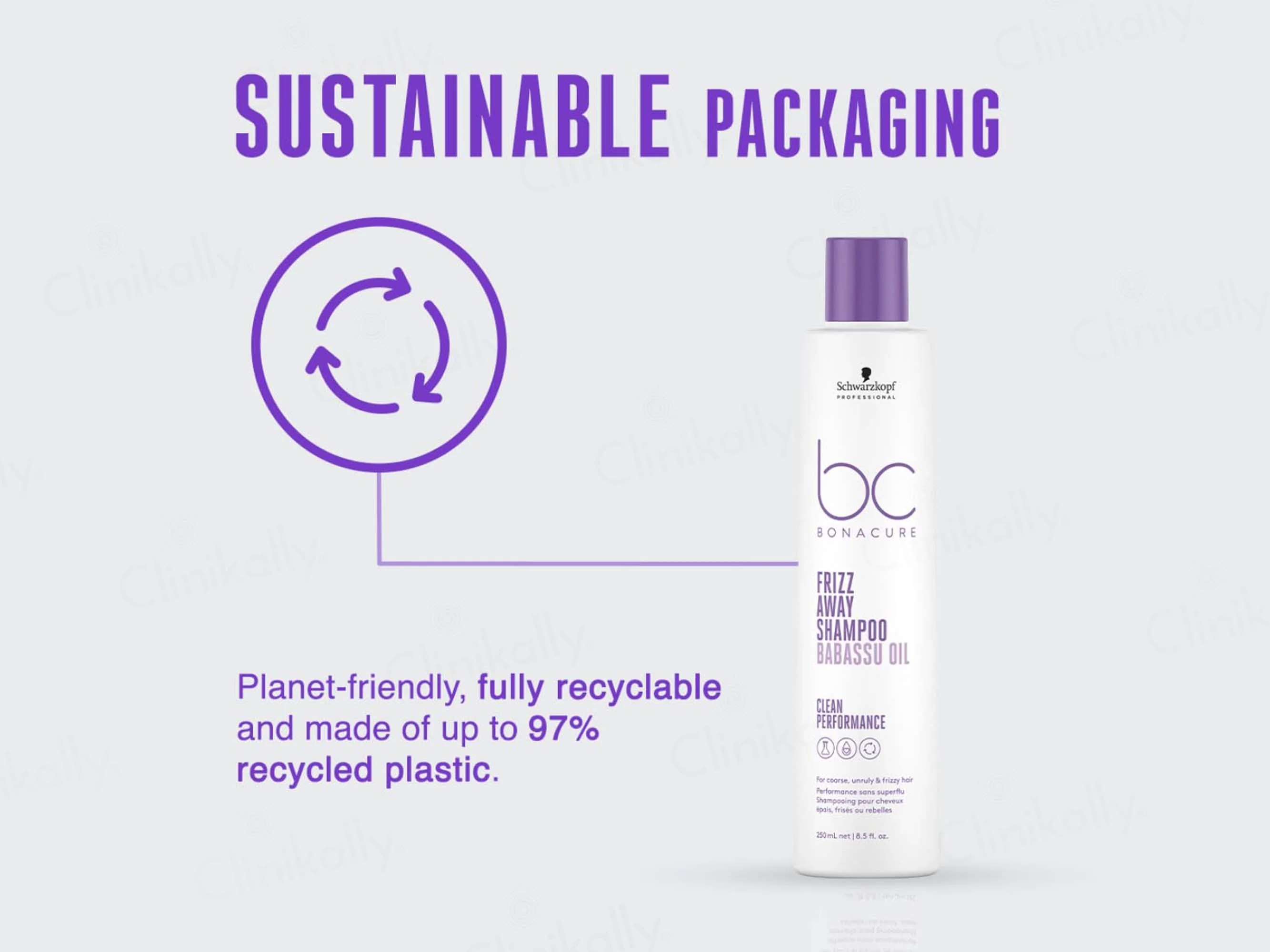 Schwarzkopf Professional BC Bonacure Frizz Away Shampoo - Image 5