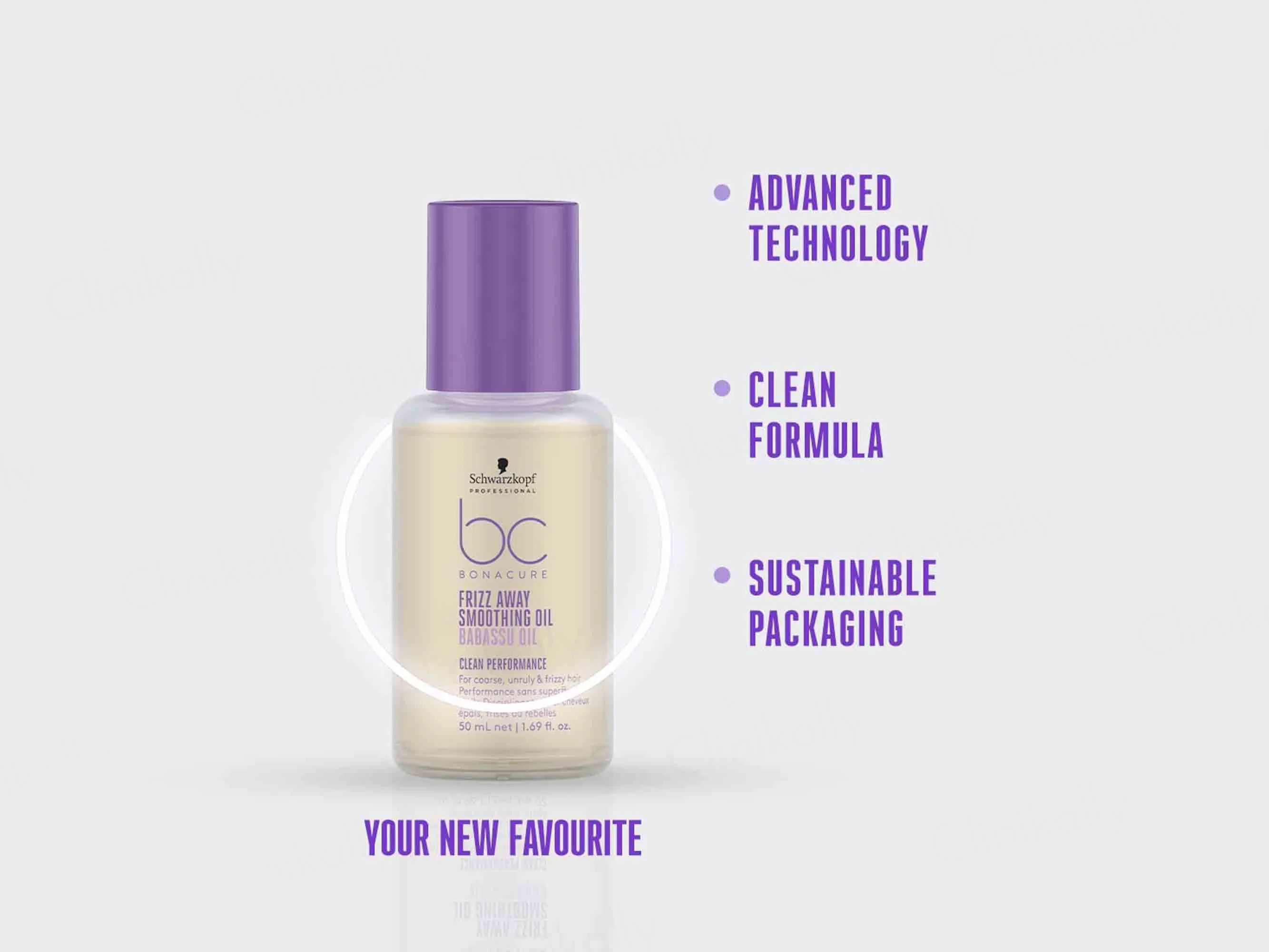 Schwarzkopf Professional BC Bonacure Frizz Away Smoothing Hair Oil - Image 3