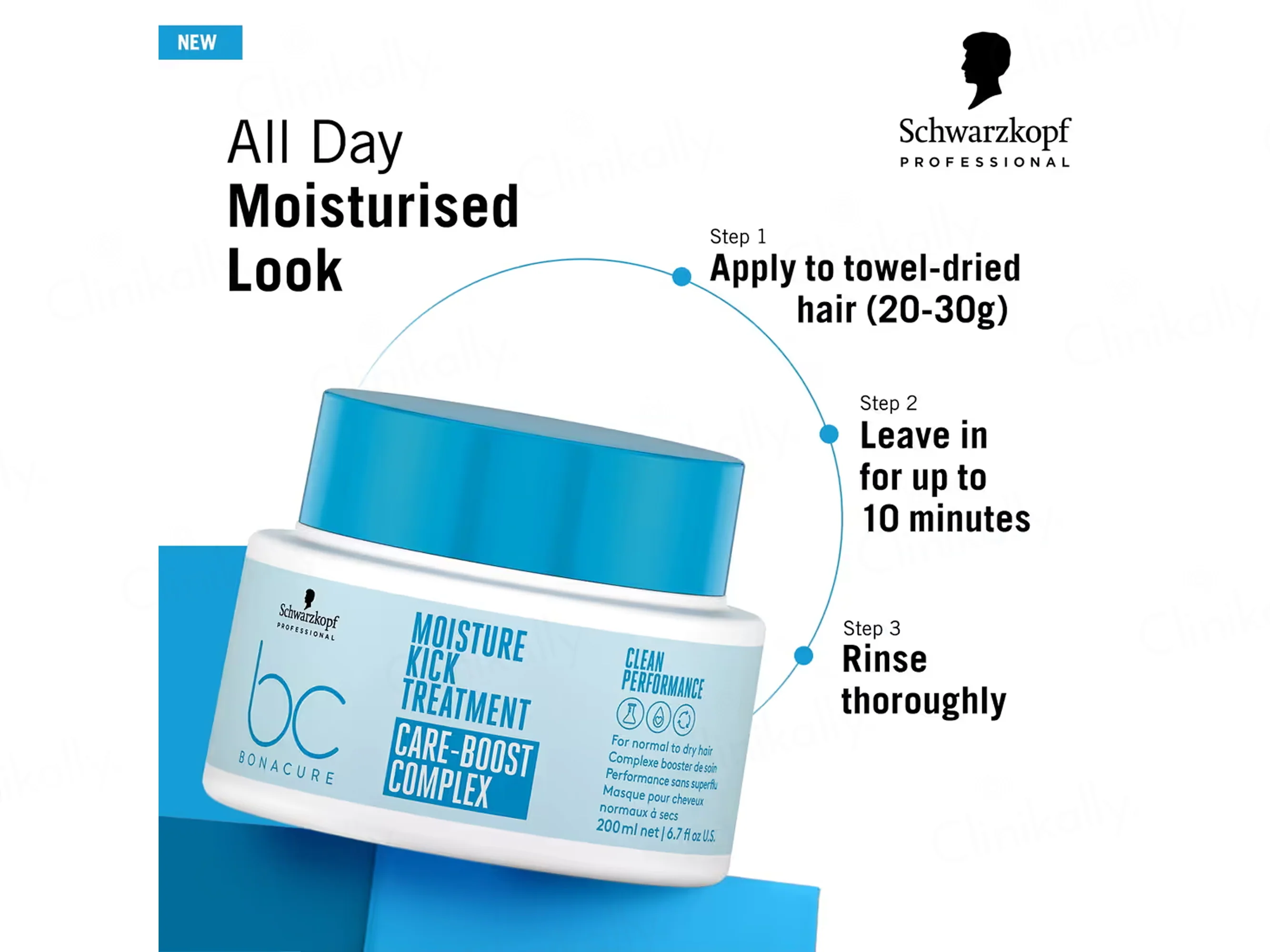 Schwarzkopf Professional BC Bonacure Moisture Kick Treatment - Image 8