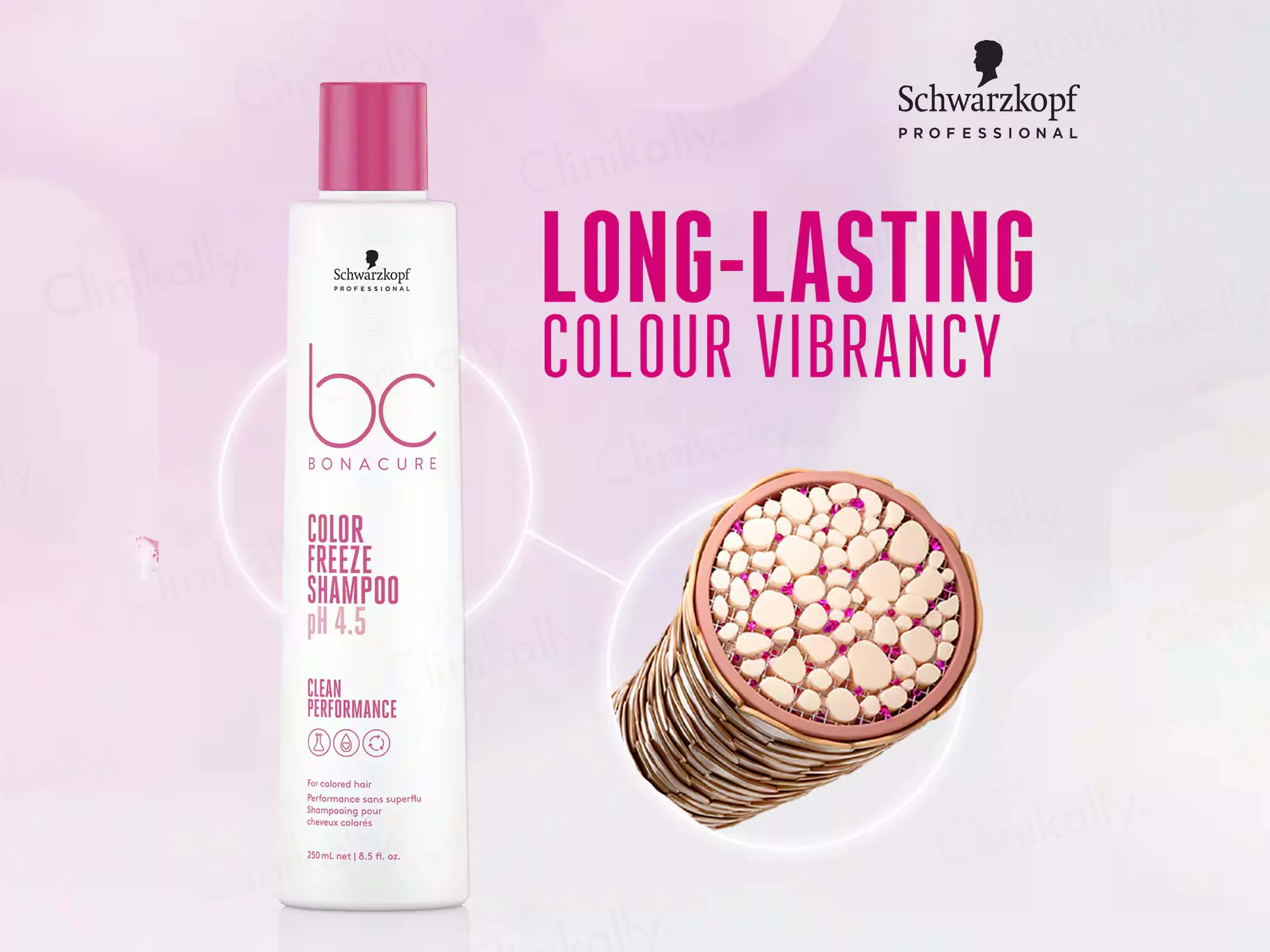 Schwarzkopf Professional BC Bonacure pH 4.5 Color Freeze Shampoo - Image 4