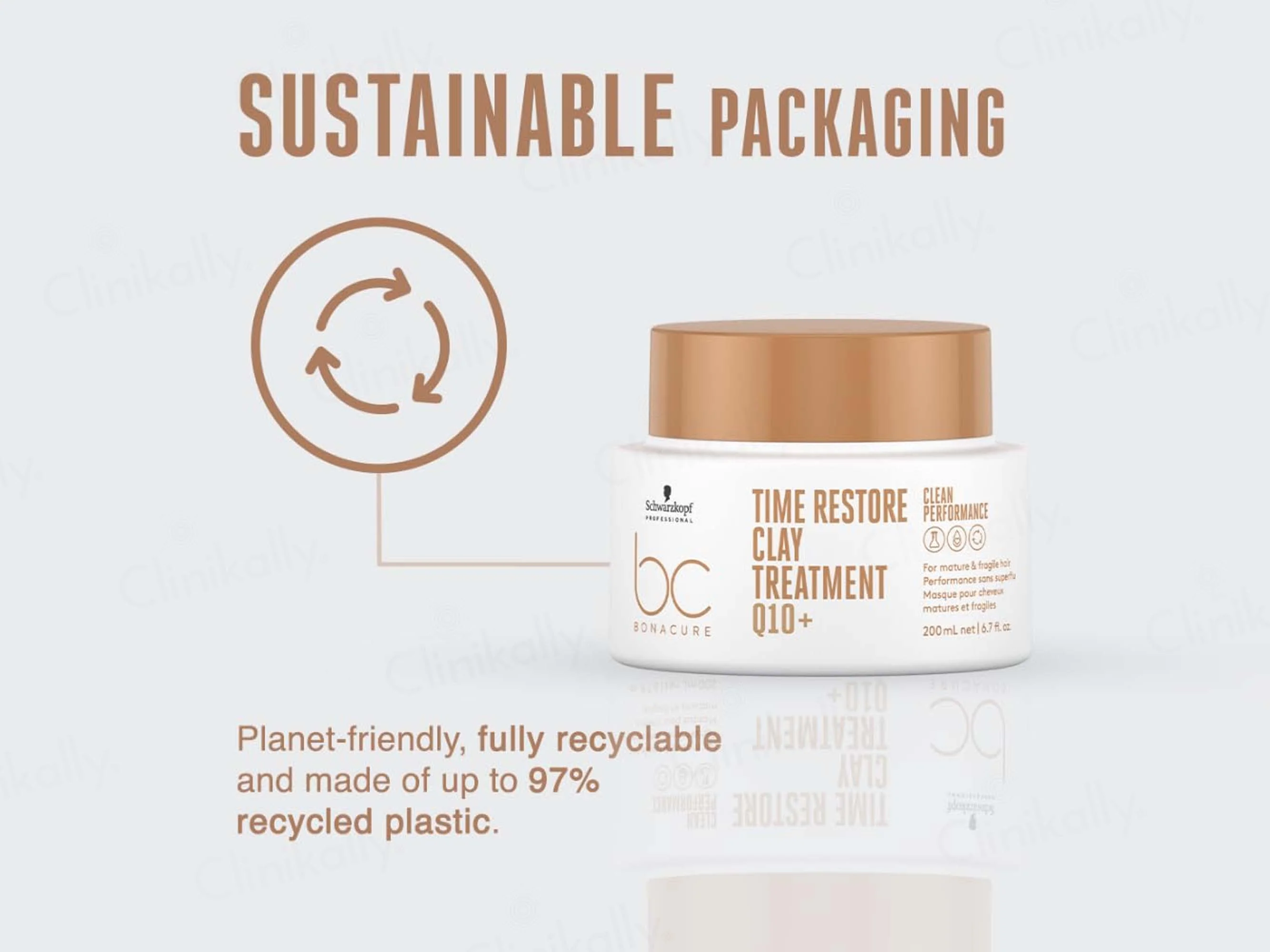 Schwarzkopf Professional BC Bonacure Q10+ Time Restore Clay Treatment - Image 6