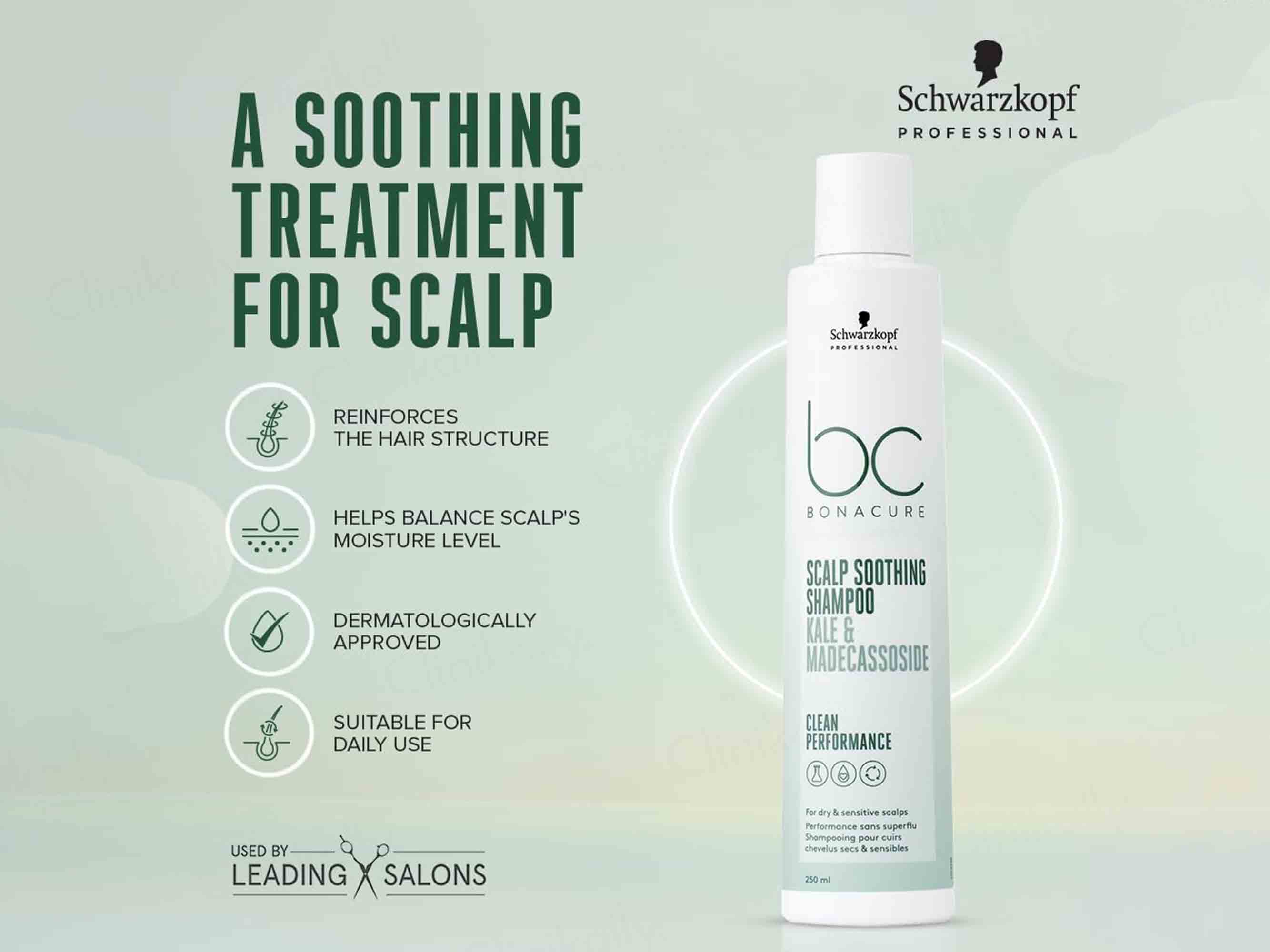 Schwarzkopf Professional BC Bonacure Scalp Soothing Shampoo - Image 2