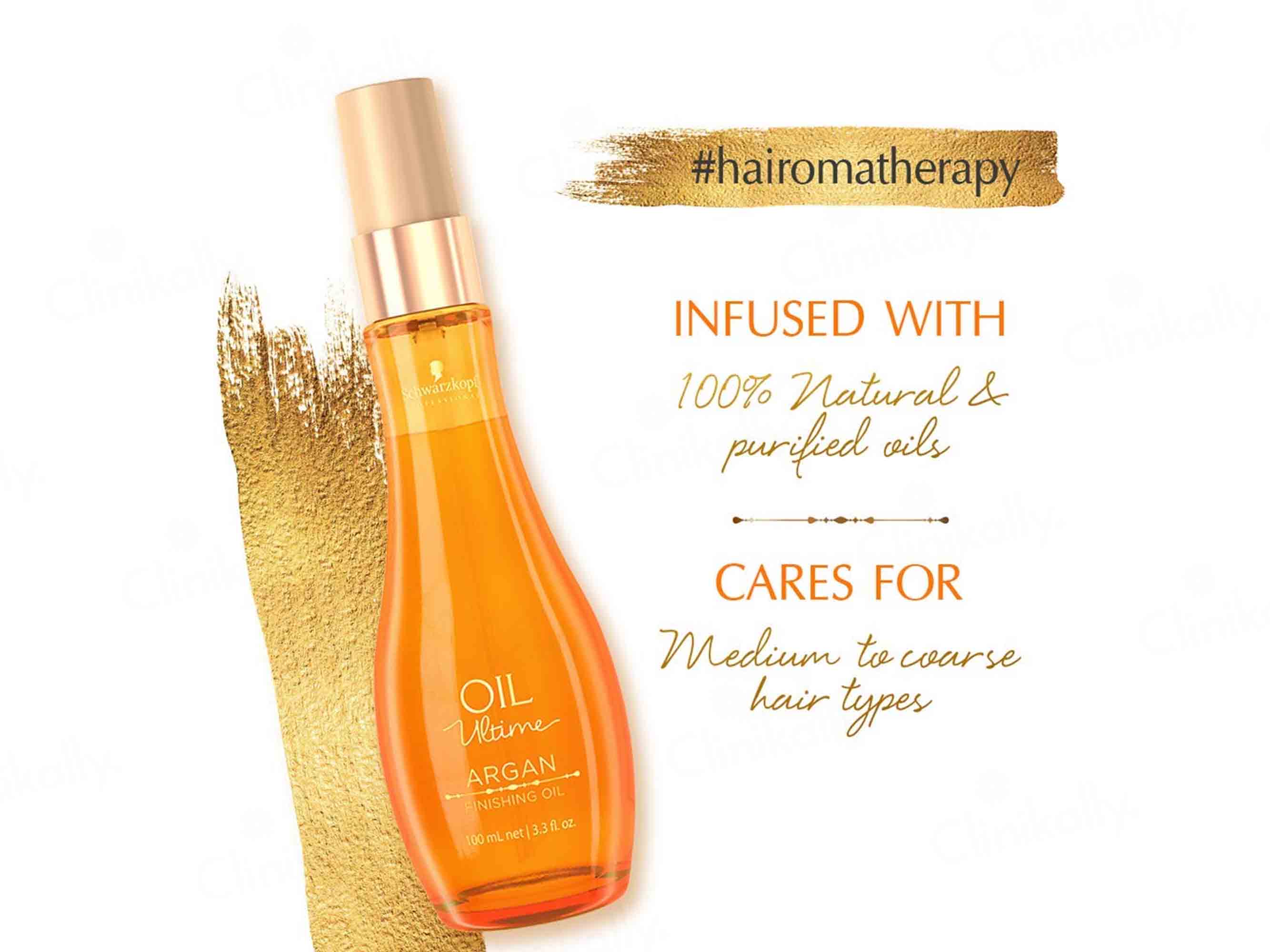 Schwarzkopf Professional Oil Ultime Argan Finishing Hair Oil - Image 3