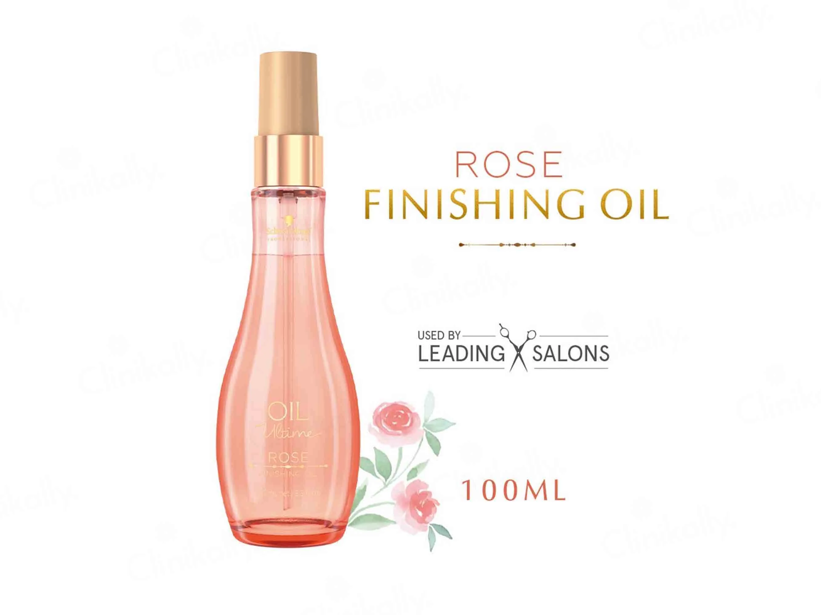 Schwarzkopf Professional Oil Ultime Rose Finishing Hair Oil - Image 2