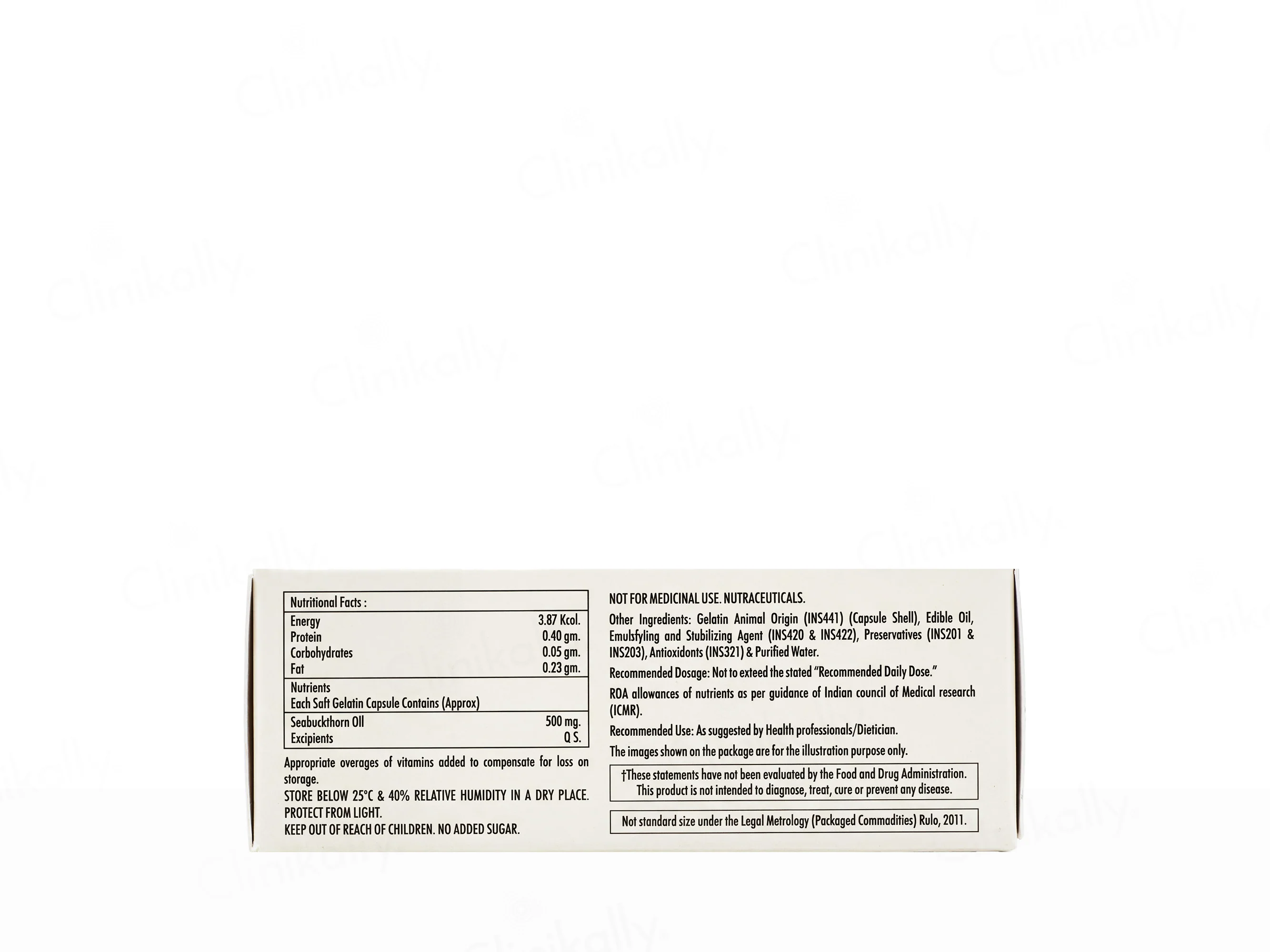Seabuck 500mg Softgel Capsule - Image 3