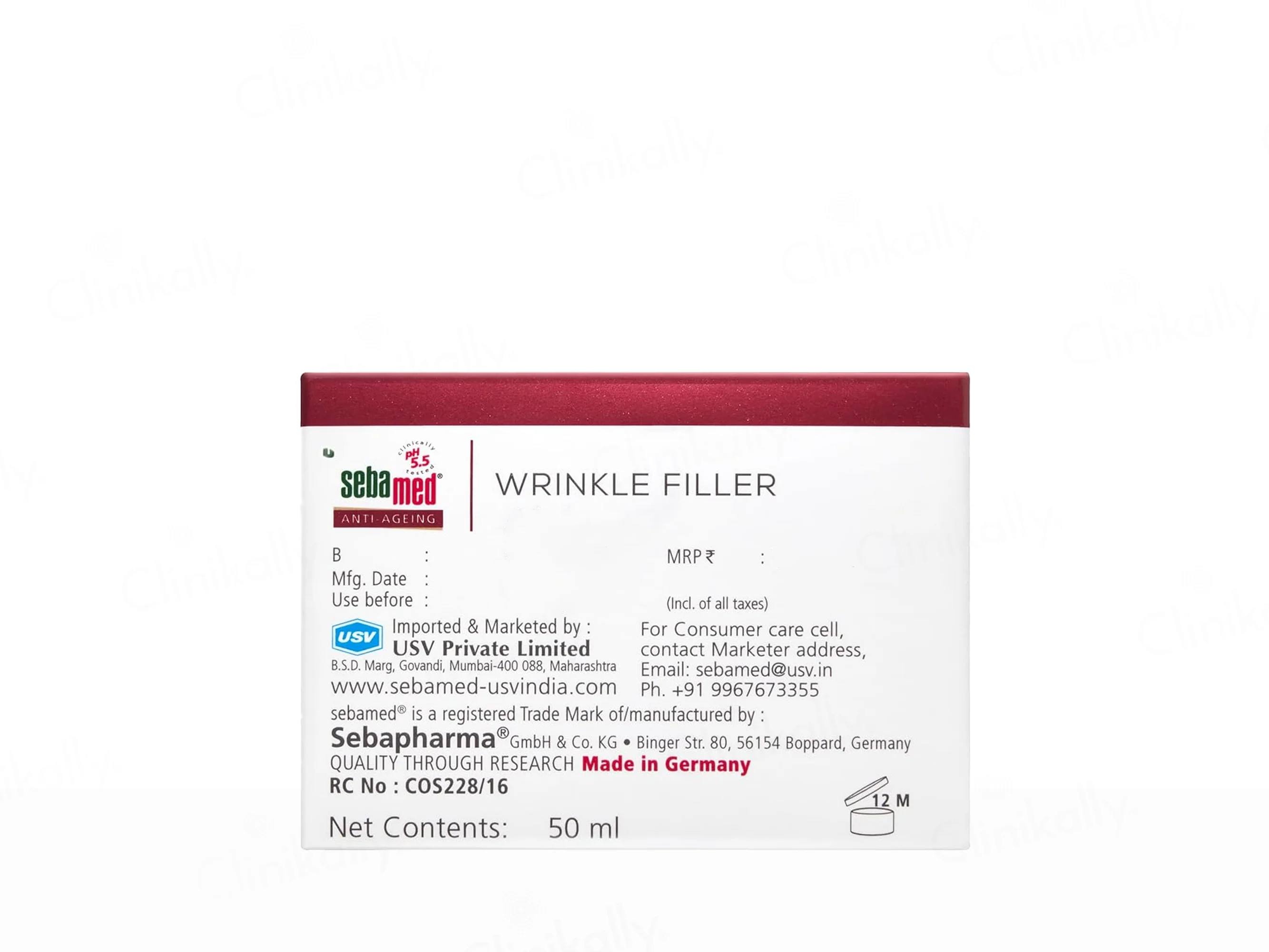 Sebamed Anti-Aging Wrinkle Filler Cream - Image 3