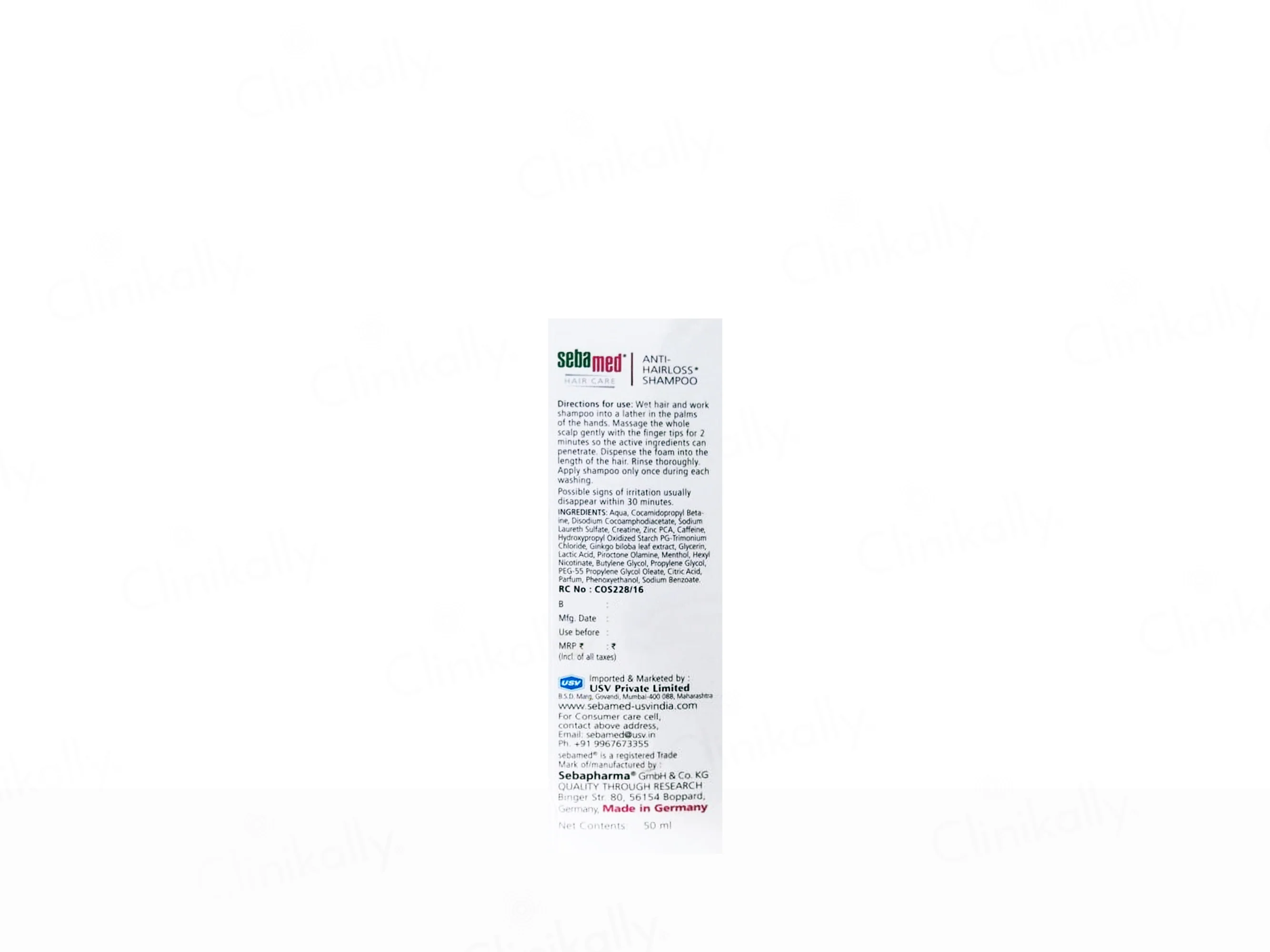 Sebamed Anti-Hairloss Shampoo - Image 4