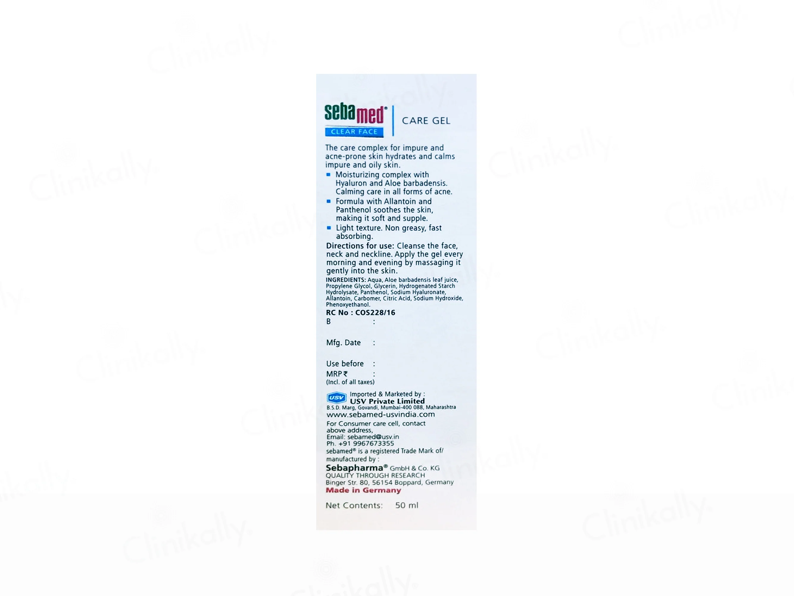 Sebamed Clear Face Care Gel - Image 4