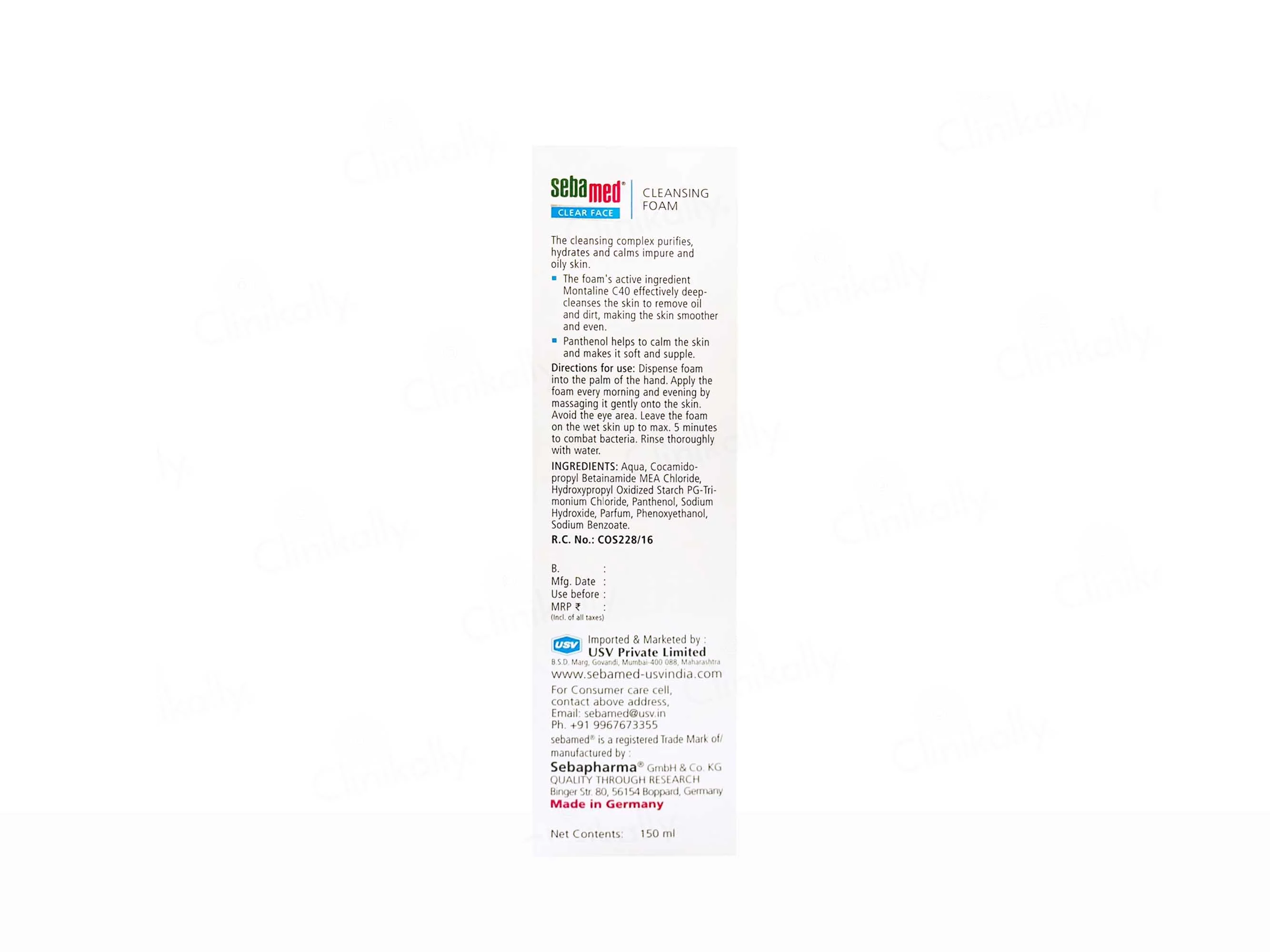 Sebamed Clear Face Cleansing Foam - Image 3