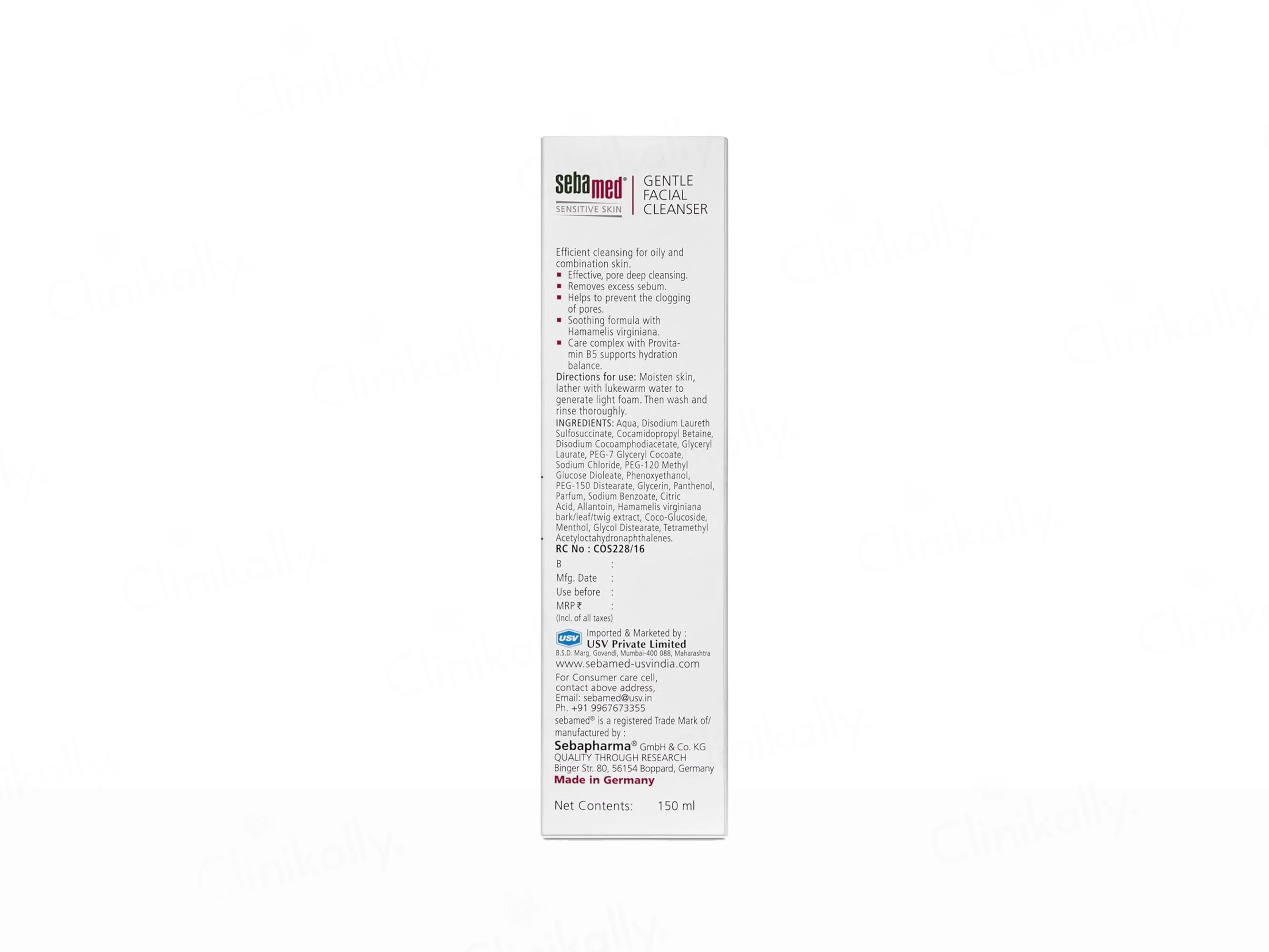 Sebamed Gentle Facial Cleanser For Oily & Combination Skin - Image 3