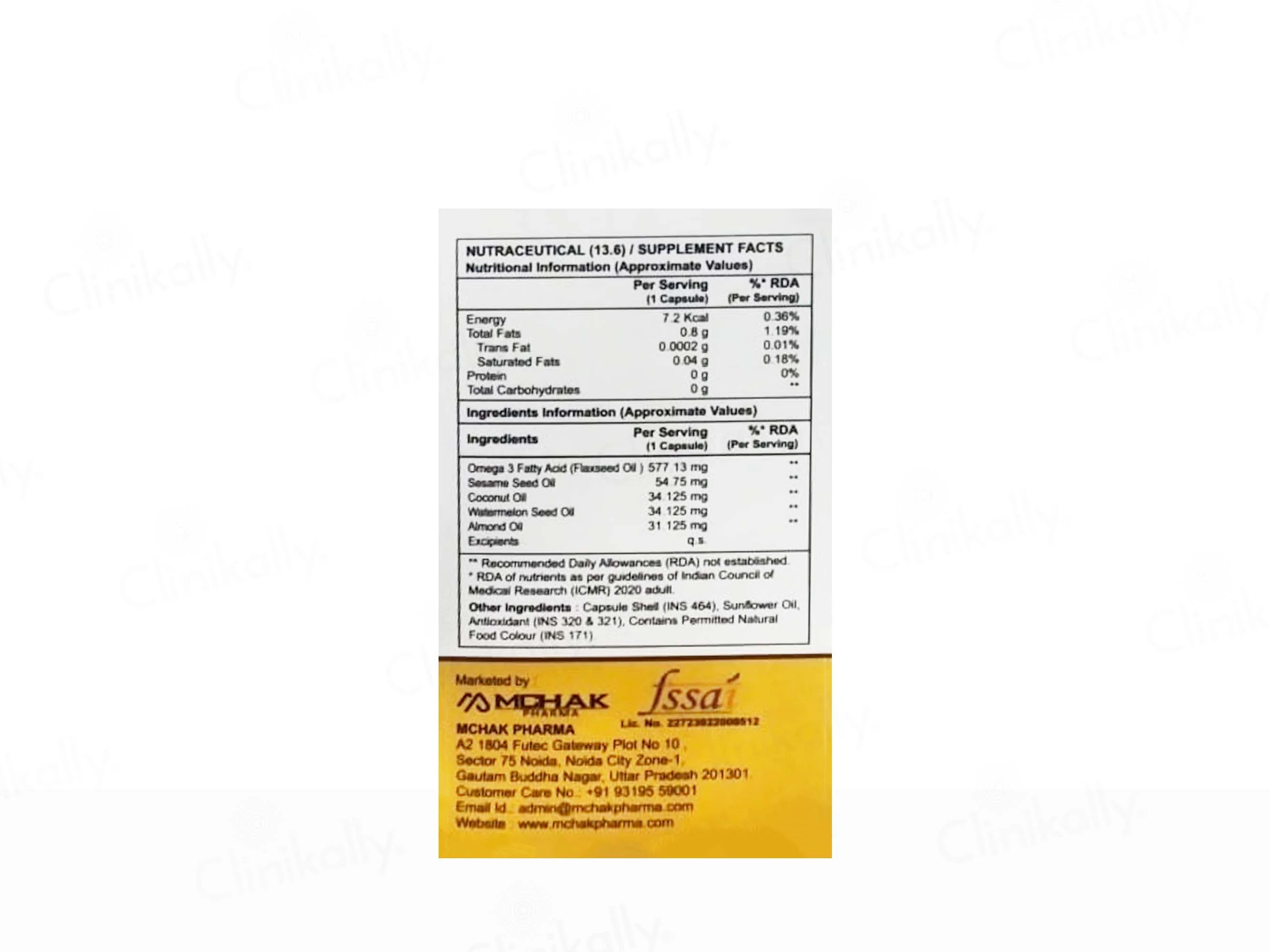 Seedomega Oil Filled Vegetarian Capsule - Image 4