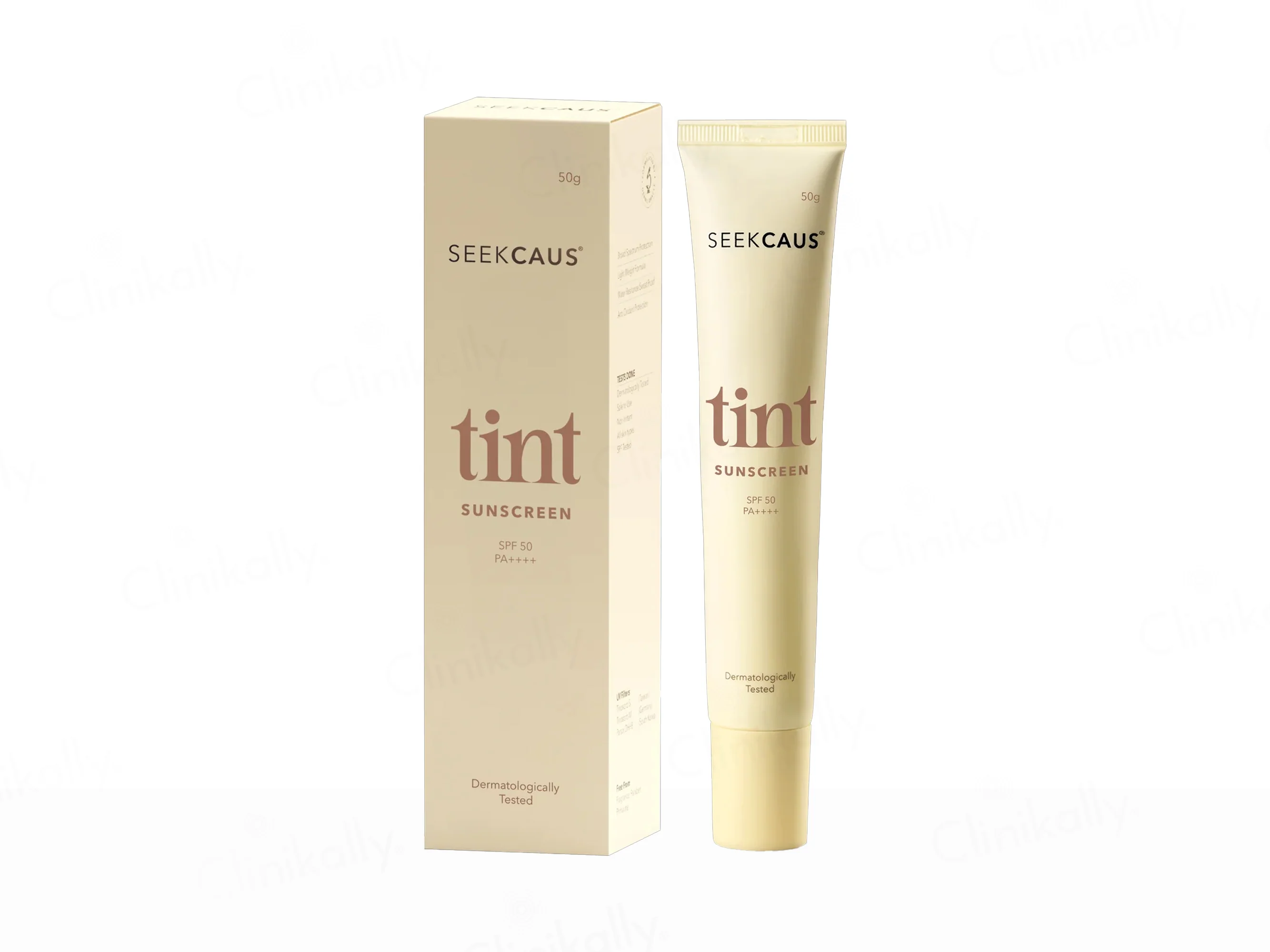 Seekcaus Tint Sunscreen SPF 50 PA++++