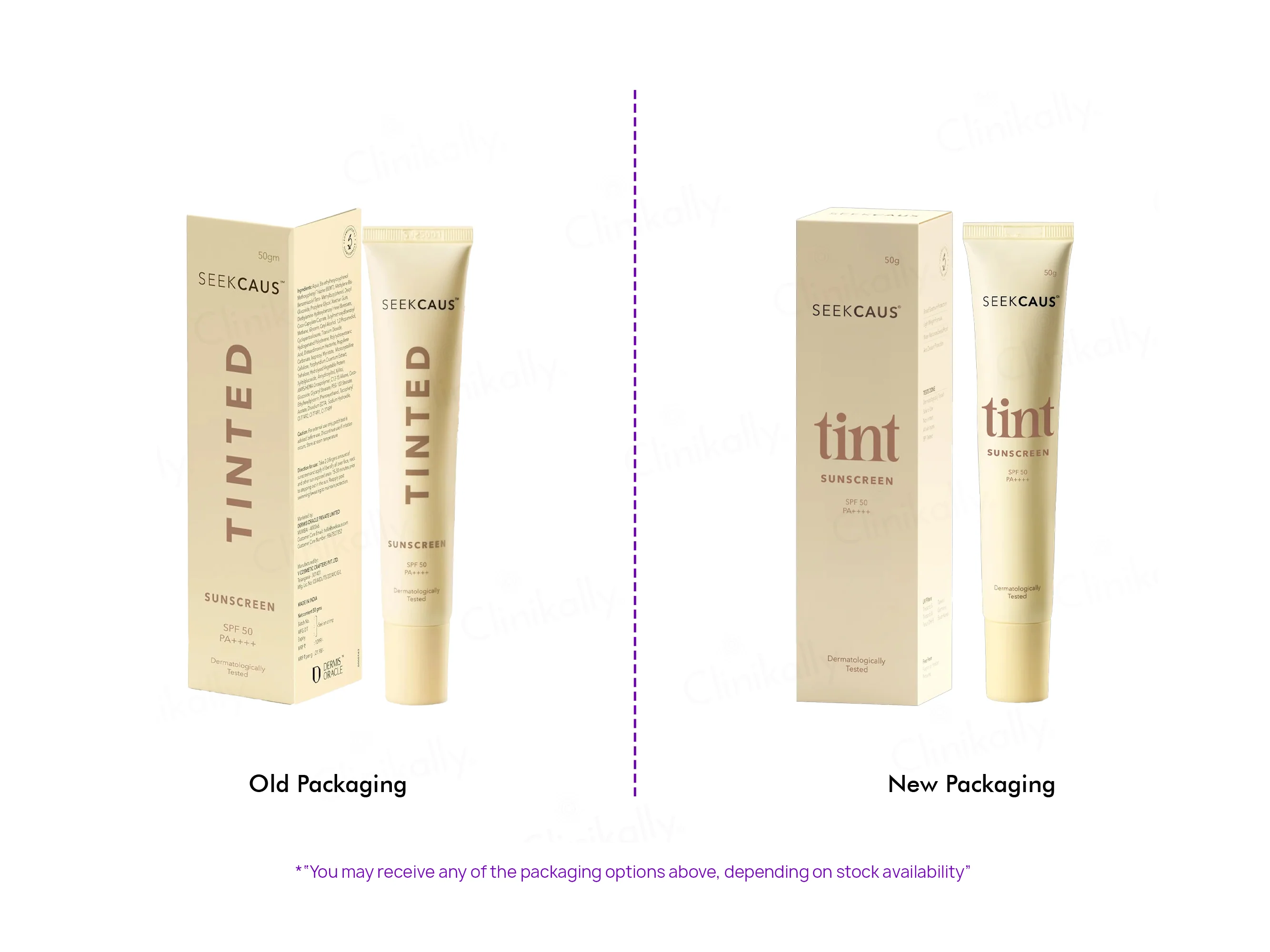 Seekcaus Tint Sunscreen SPF 50 PA++++ - Image 2