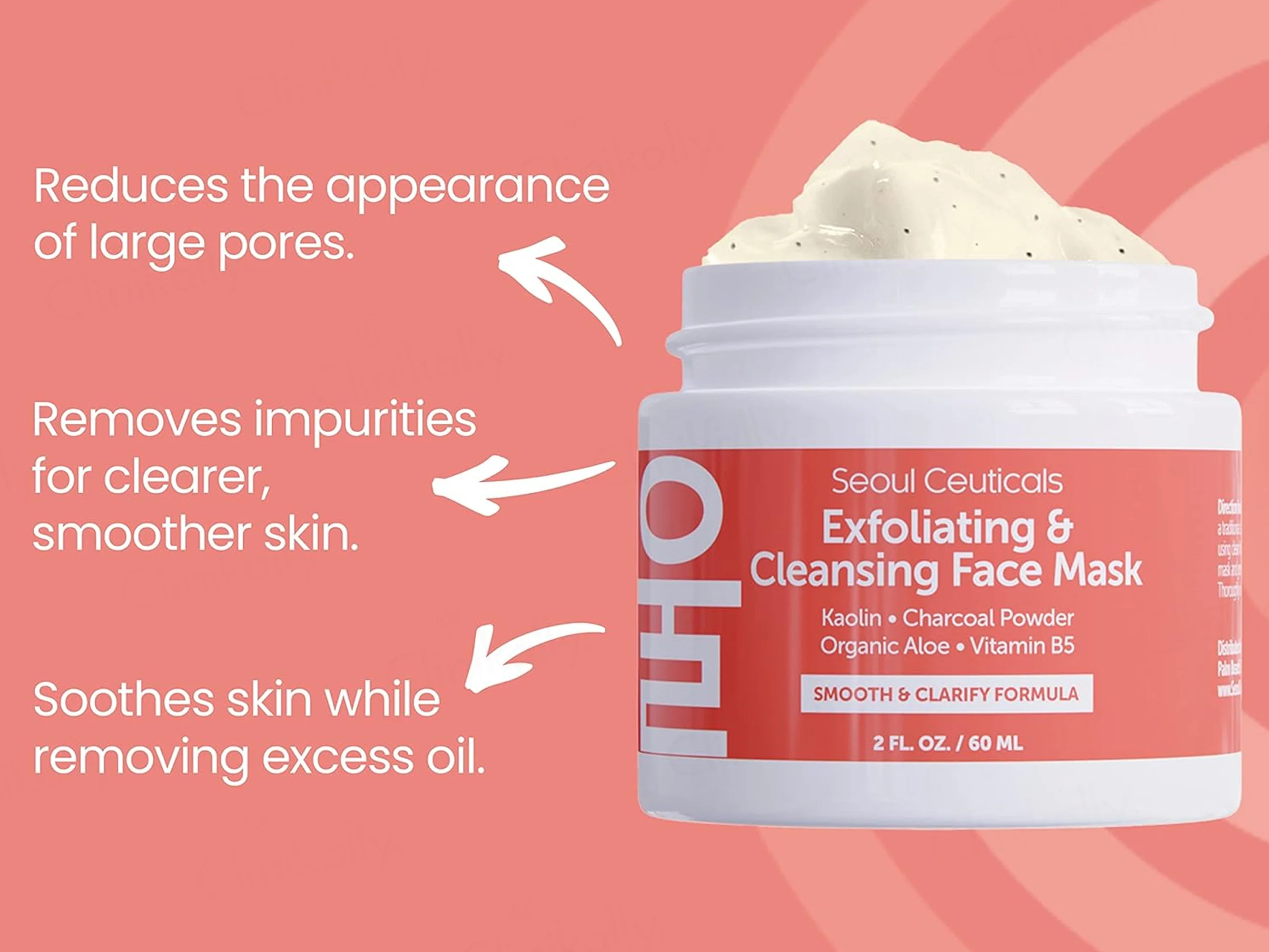 SeoulCeuticals Exfoliating & Cleansing Face Mask - Image 7