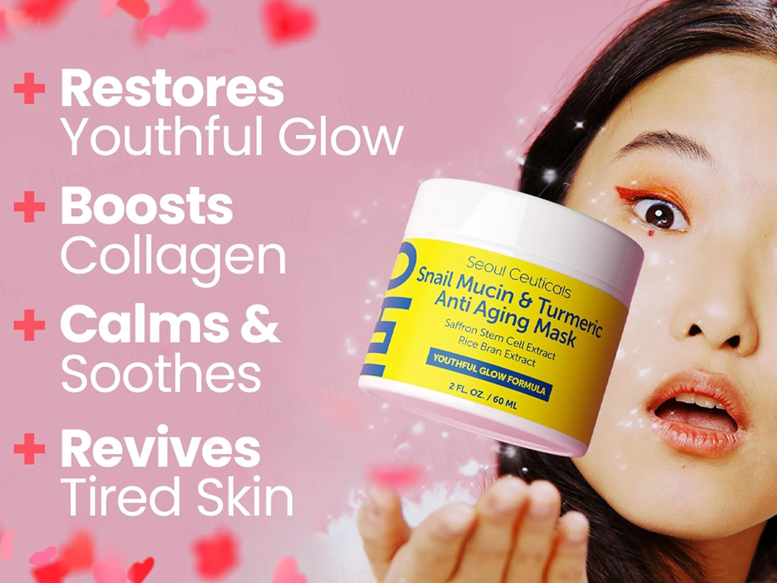 SeoulCeuticals Snail Mucin & Turmeric Anti Aging Mask - Image 2