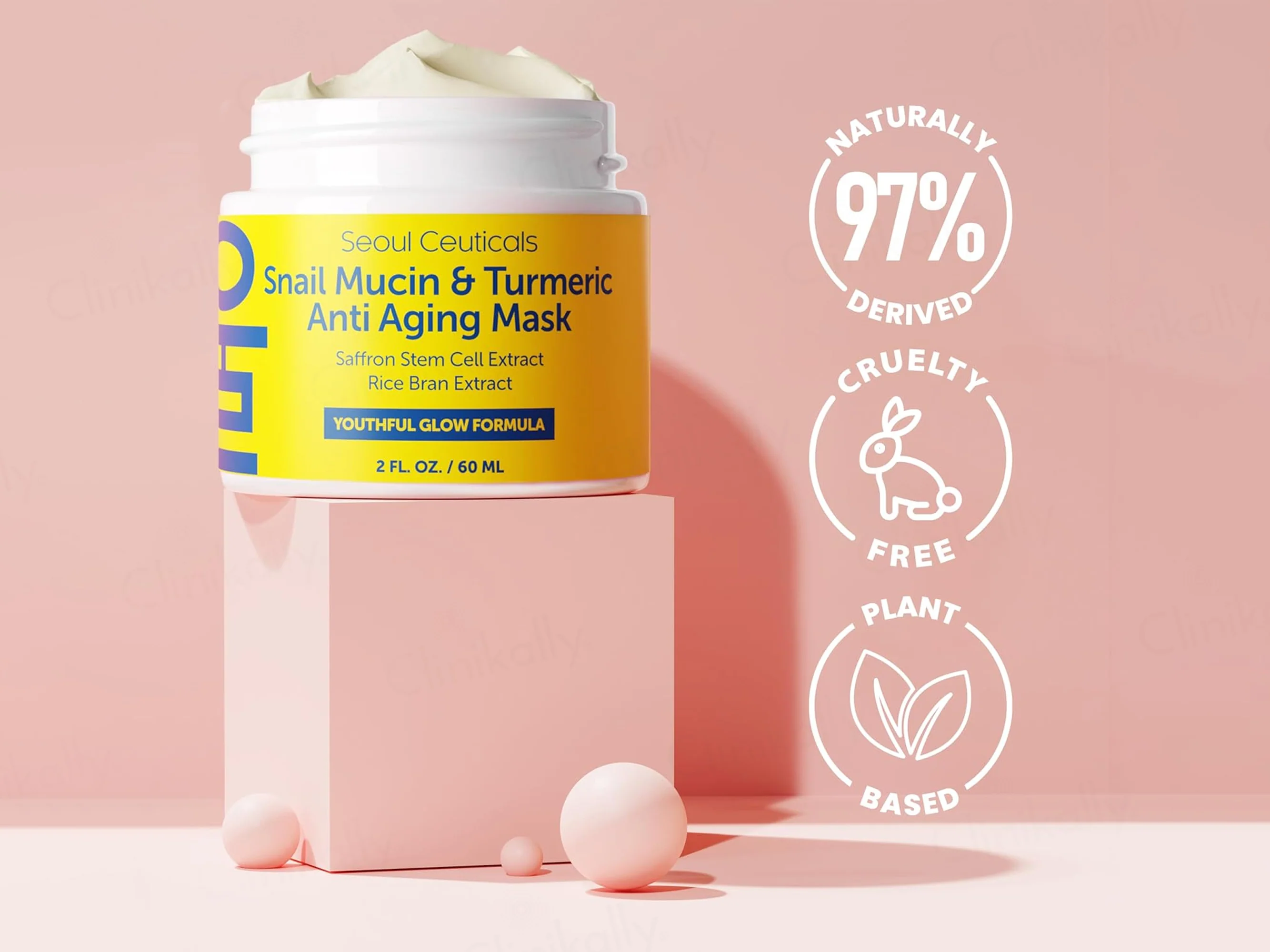 SeoulCeuticals Snail Mucin & Turmeric Anti Aging Mask - Image 5