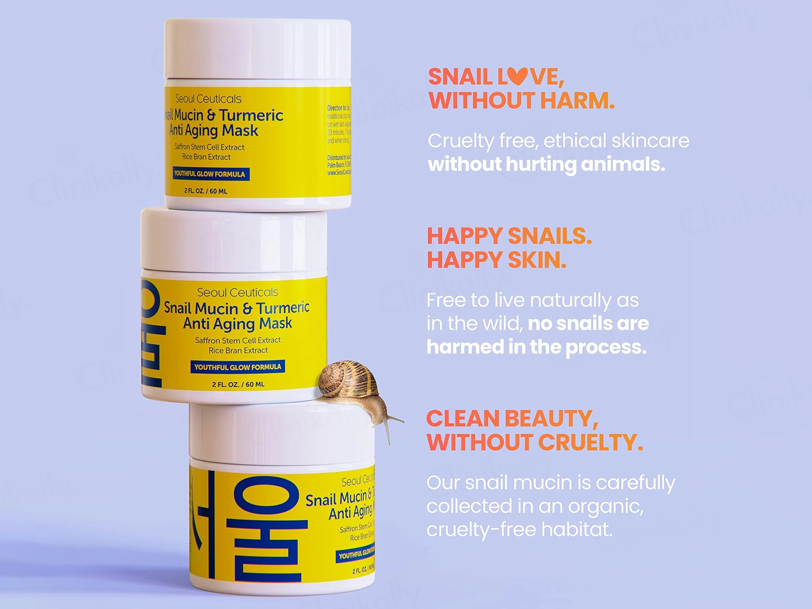 SeoulCeuticals Snail Mucin & Turmeric Anti Aging Mask - Image 6