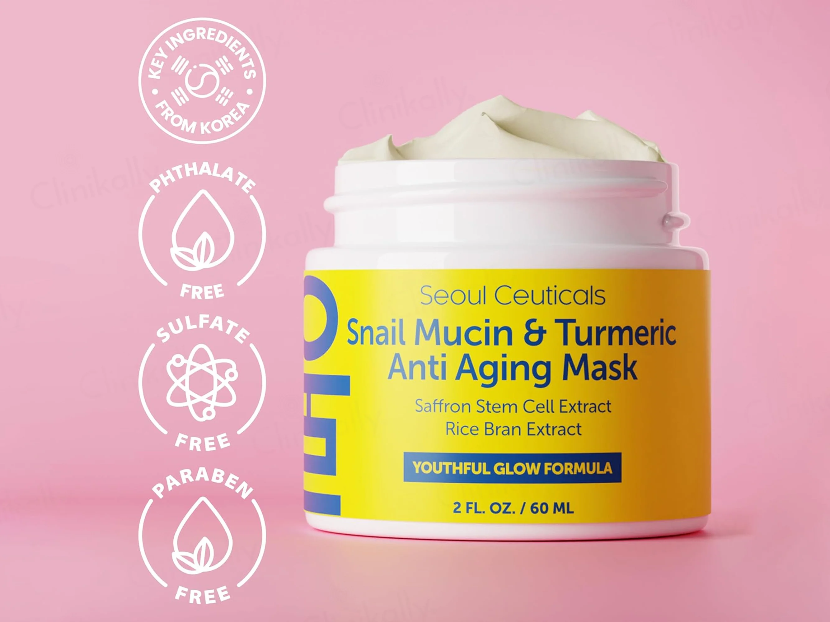 SeoulCeuticals Snail Mucin & Turmeric Anti Aging Mask - Image 7