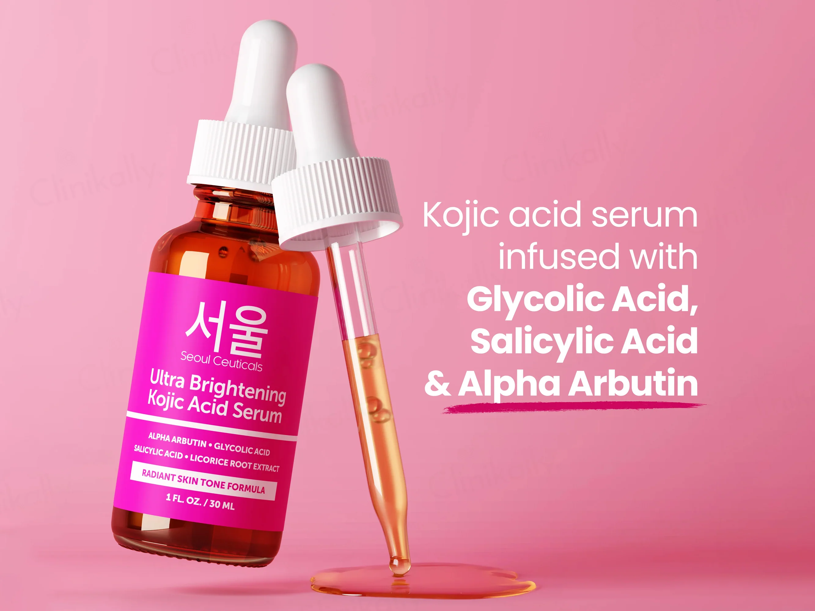 SeoulCeuticals Ultra Brightening Kojic Acid Face Serum - Image 4