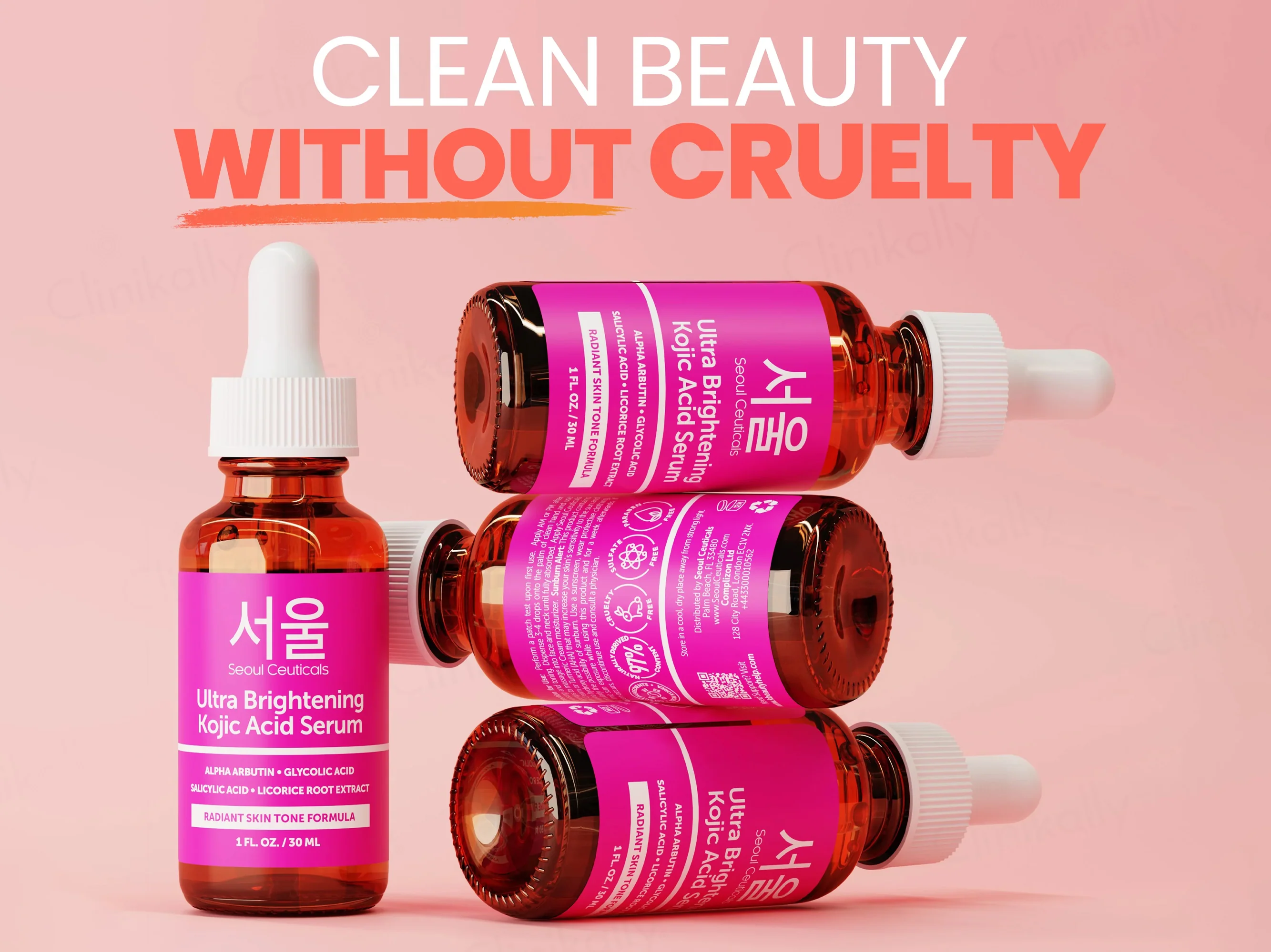 SeoulCeuticals Ultra Brightening Kojic Acid Face Serum - Image 5