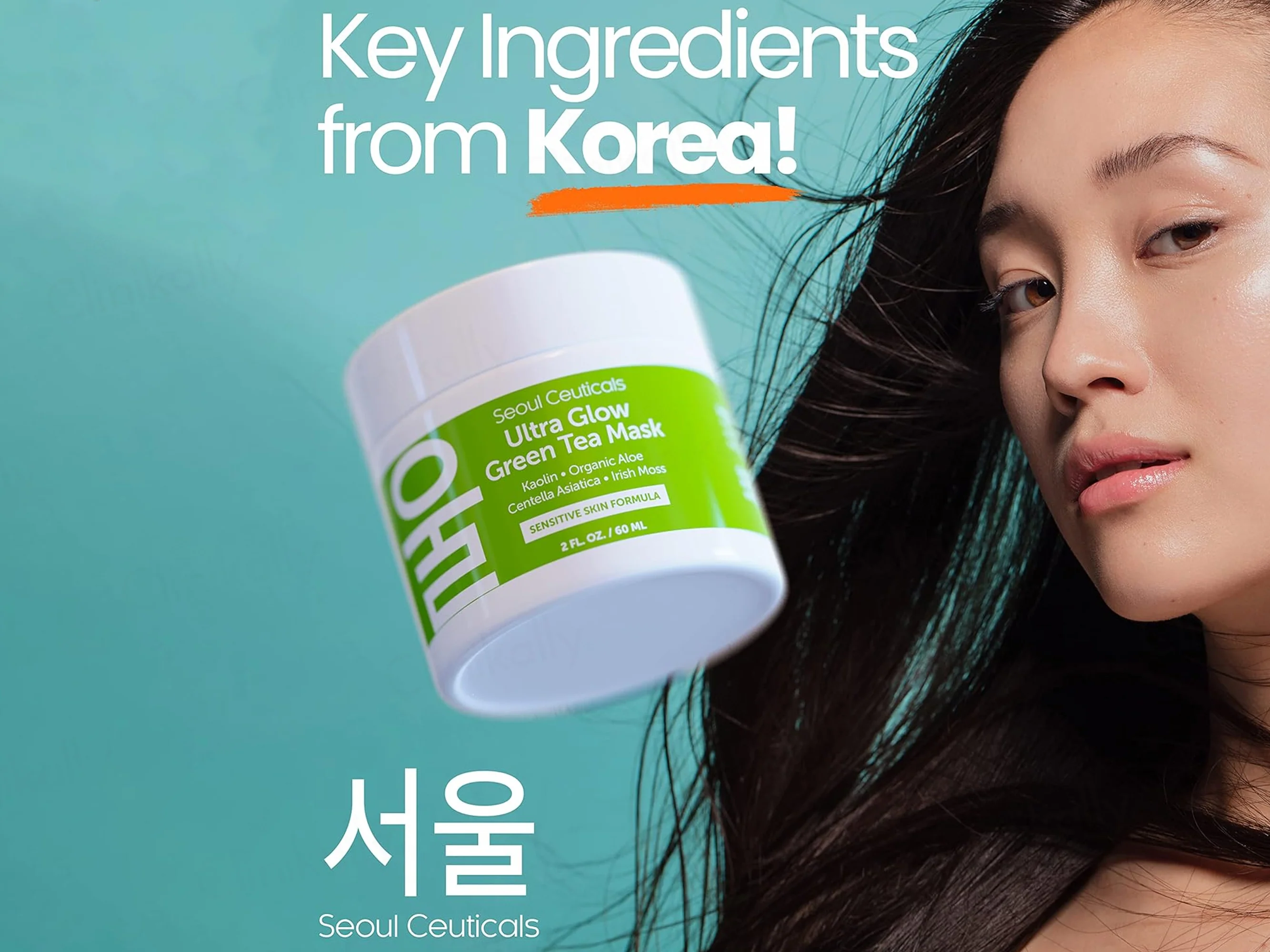 SeoulCeuticals Ultra Glow Green Tea Mask - Image 2