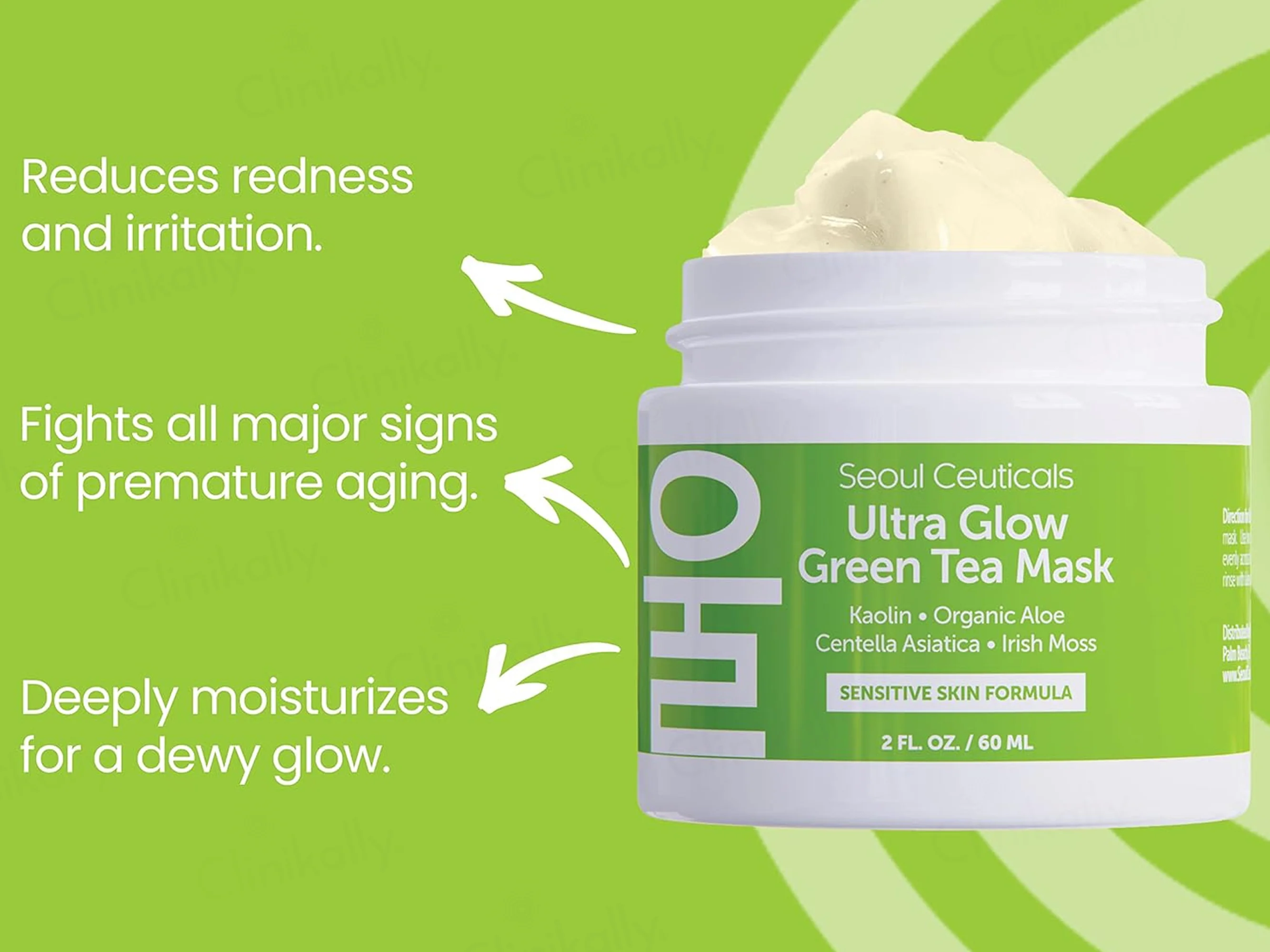 SeoulCeuticals Ultra Glow Green Tea Mask - Image 3