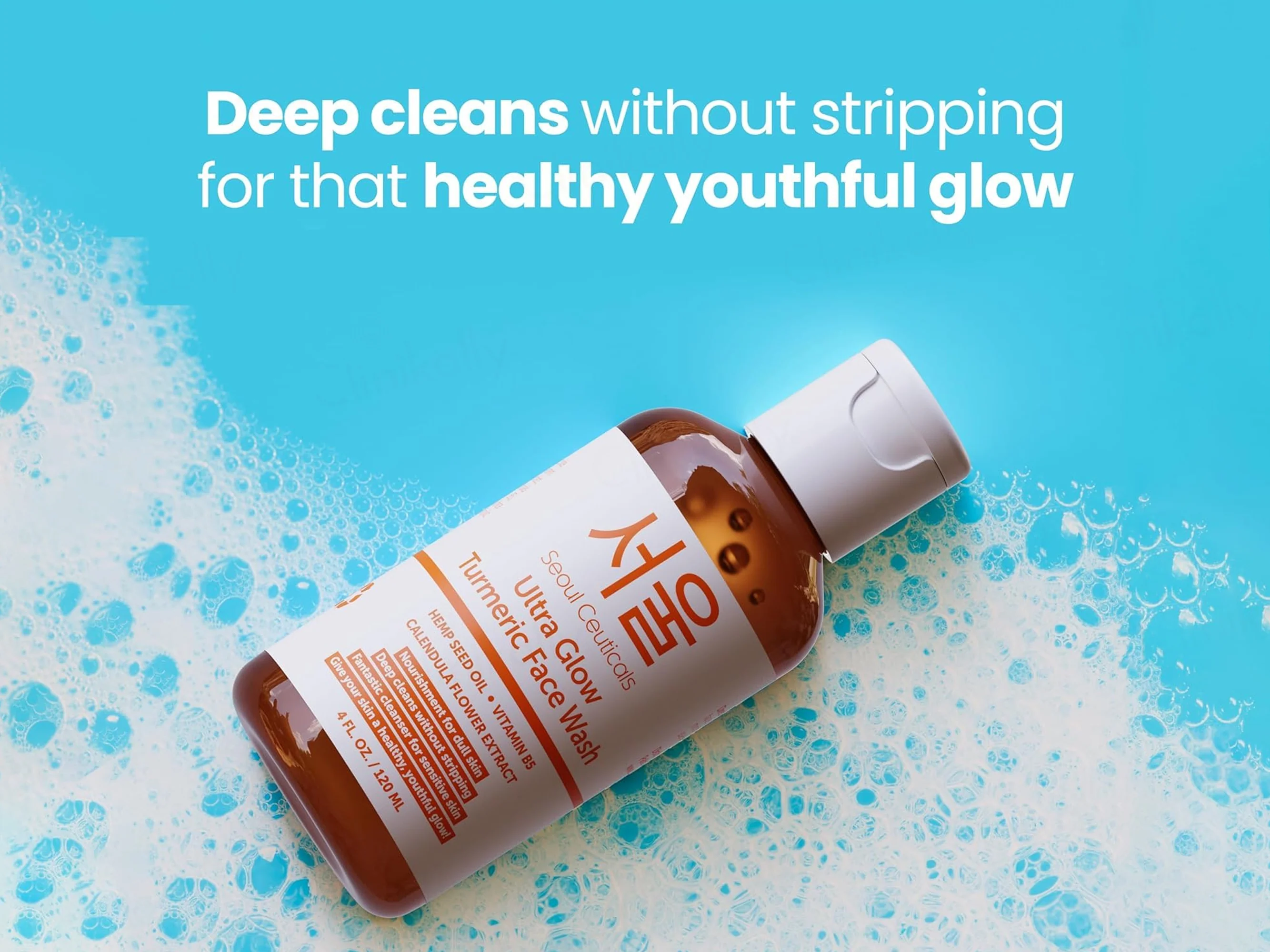 SeoulCeuticals Ultra Glow Turmeric Face Wash - Image 7