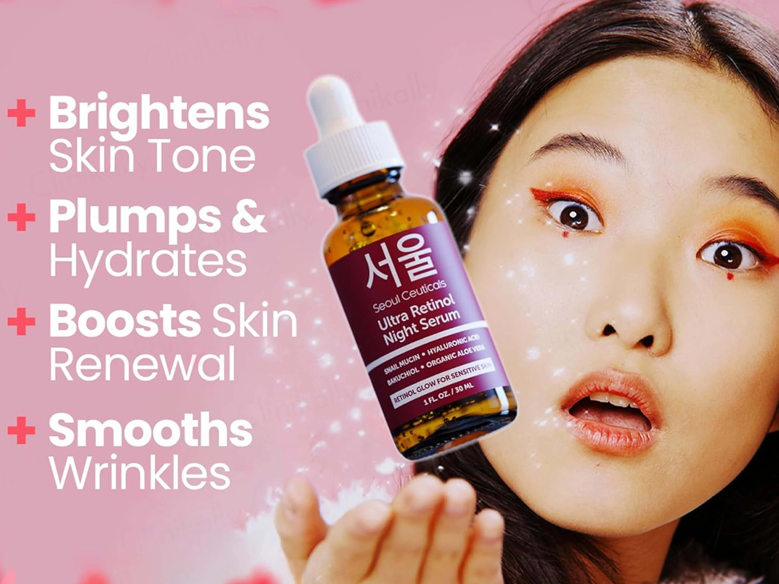 SeoulCeuticals Ultra Retinol Night Face Serum For Sensitive Skin - Image 2