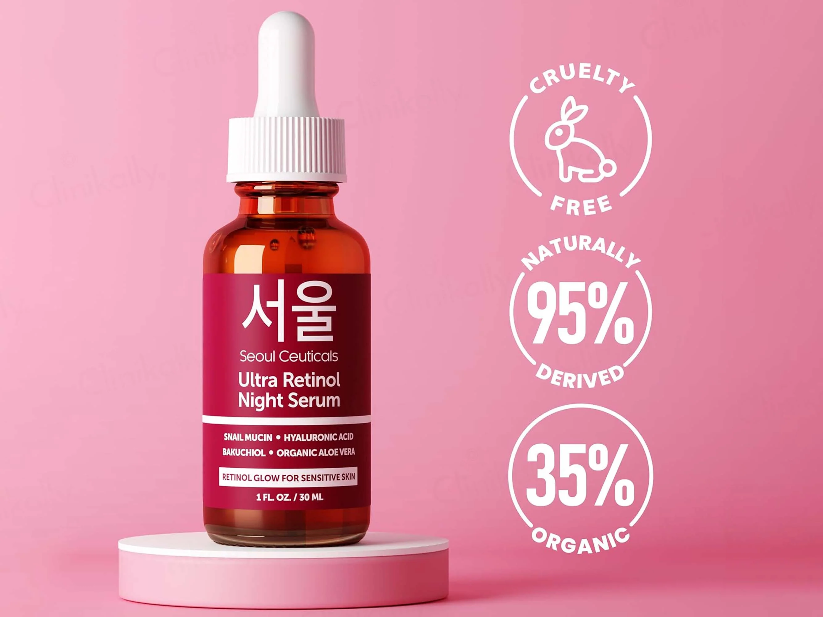 SeoulCeuticals Ultra Retinol Night Face Serum For Sensitive Skin - Image 6