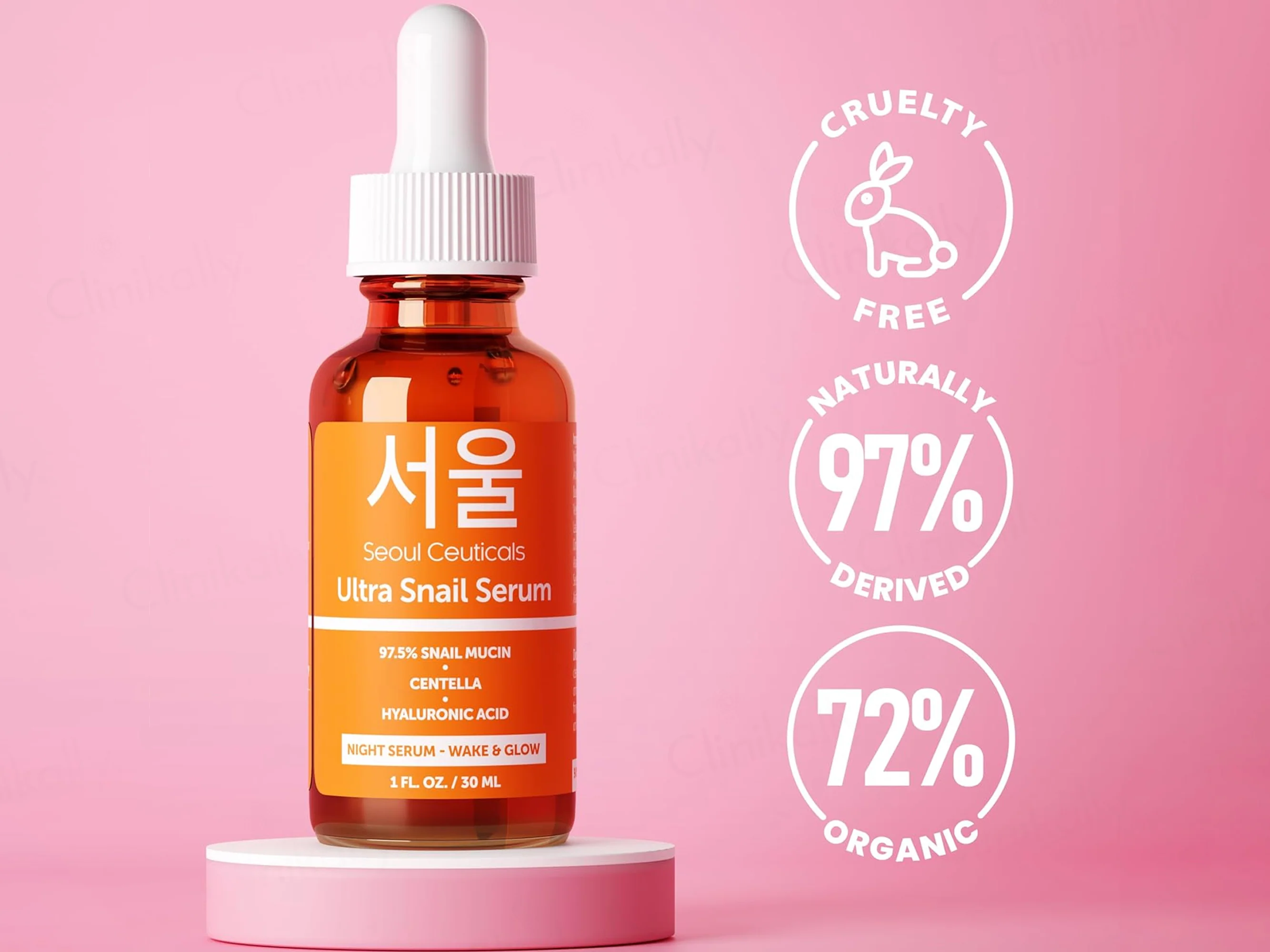 SeoulCeuticals Ultra Snail Mucin Night Face Serum - Image 5